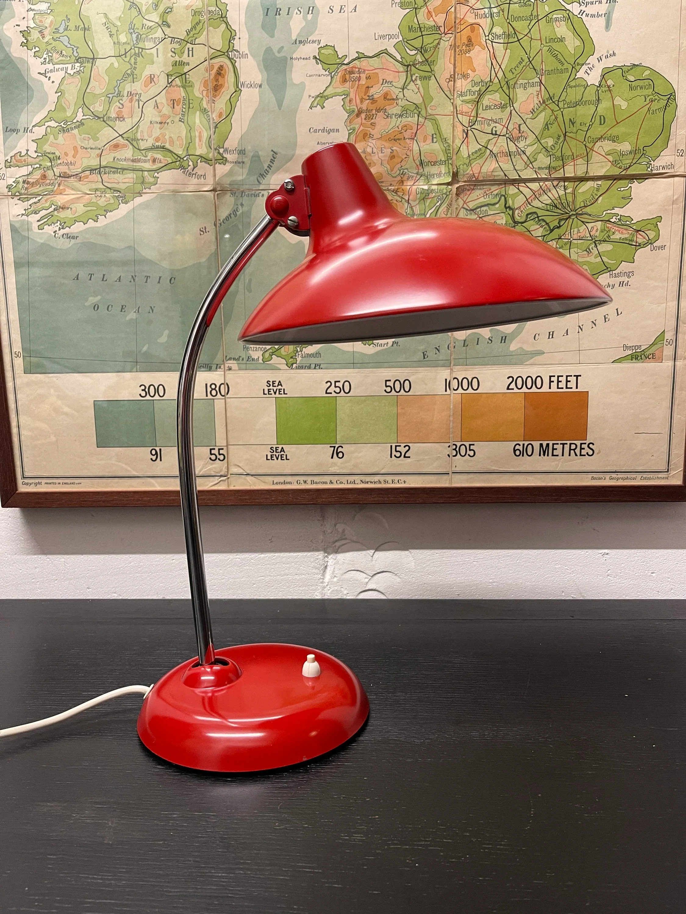 1950s Bauhaus Table Lamp Kaiser Idell Model 6786 By Christian Dell - Image 7