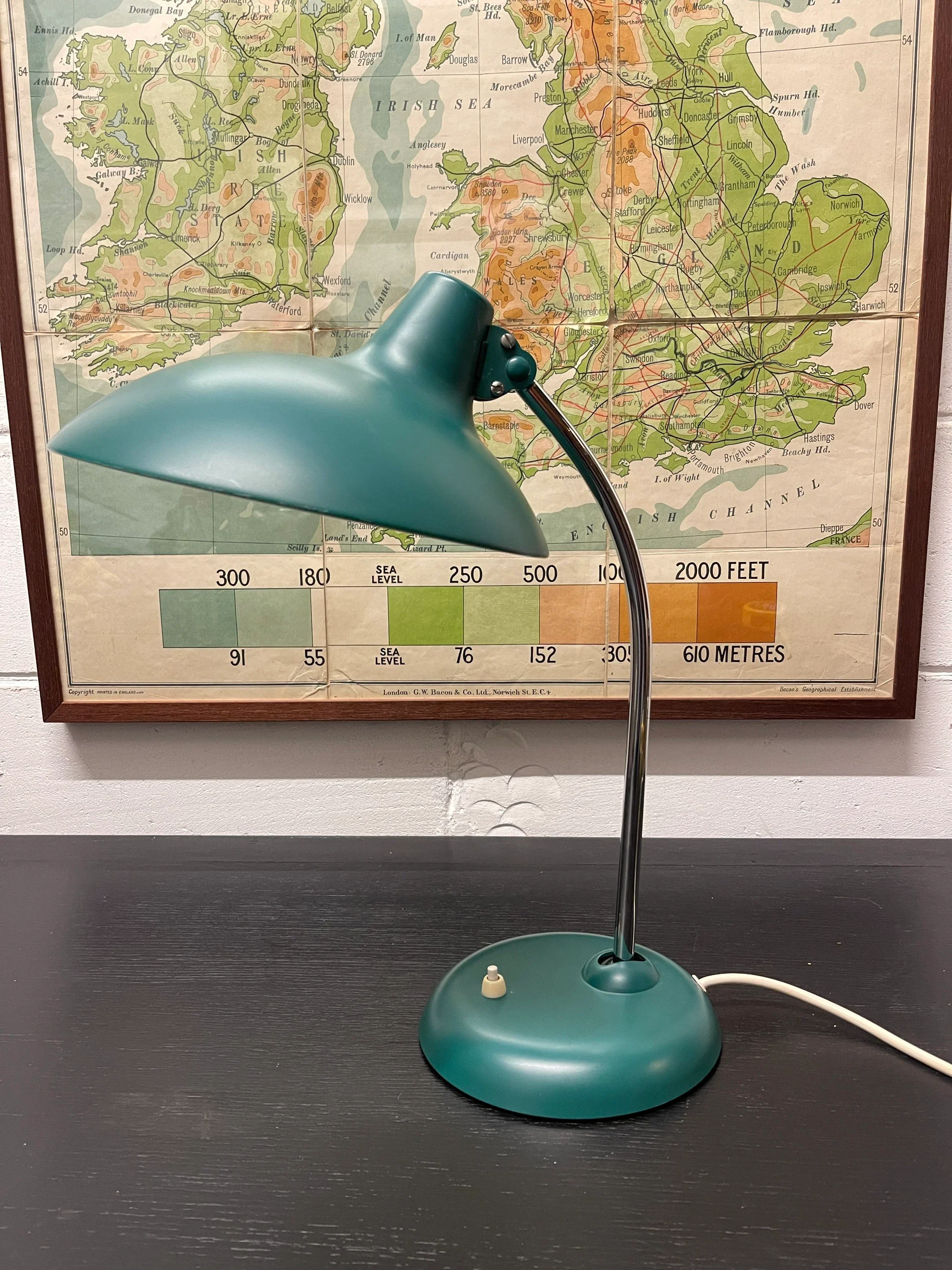 1950s Bauhaus Table Lamp Kaiser Idell Model 6786 By Christian Dell - Image 3