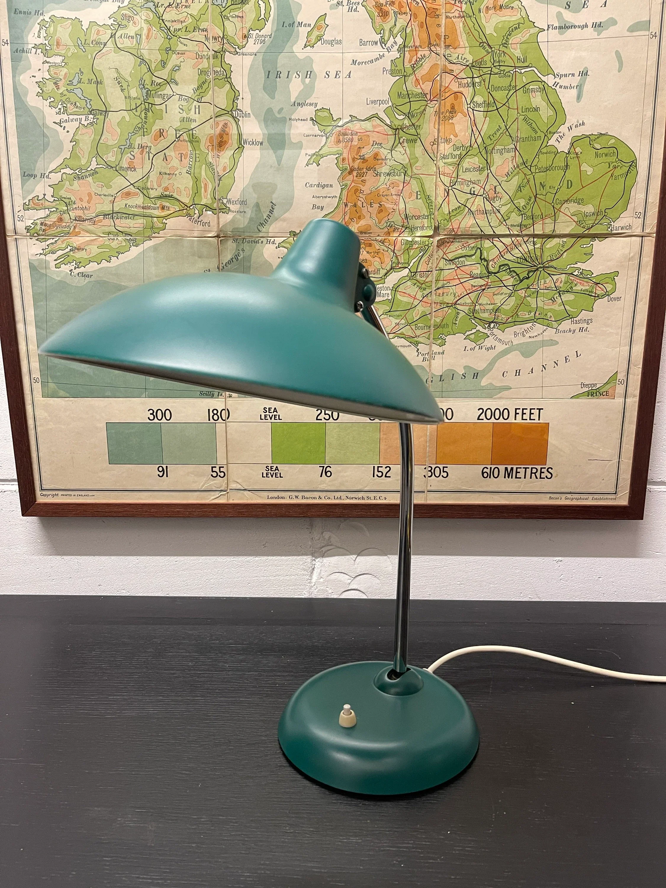 1950s Bauhaus Table Lamp Kaiser Idell Model 6786 By Christian Dell - Image 4