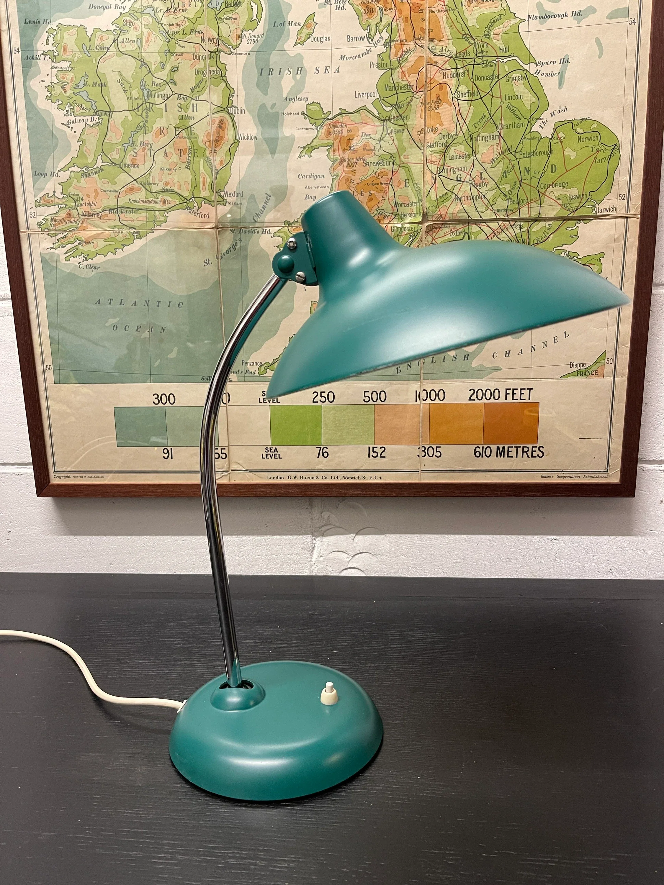 1950s Bauhaus Table Lamp Kaiser Idell Model 6786 By Christian Dell - Image 6
