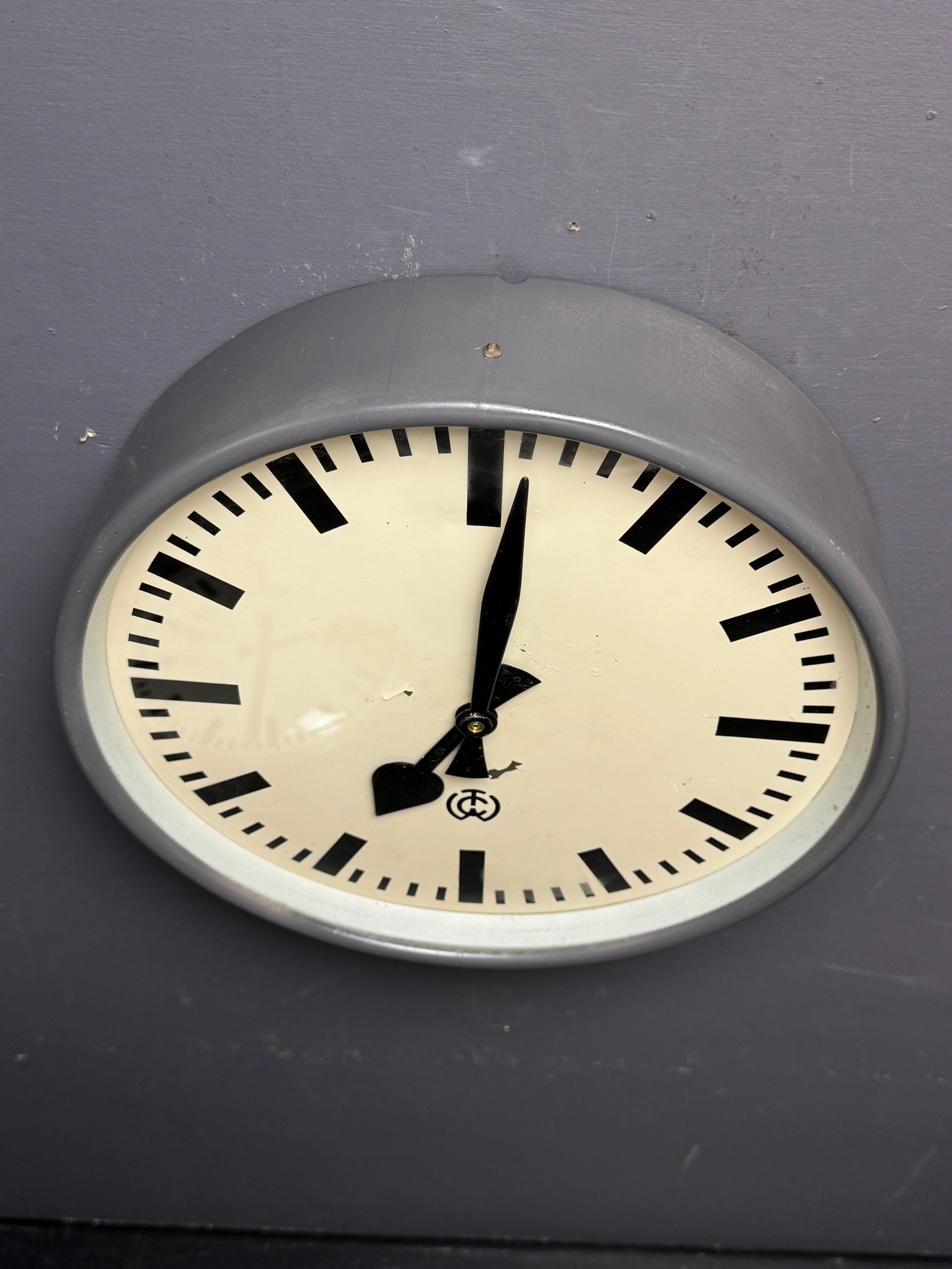 1950's Czech Factory Clock - Image 5