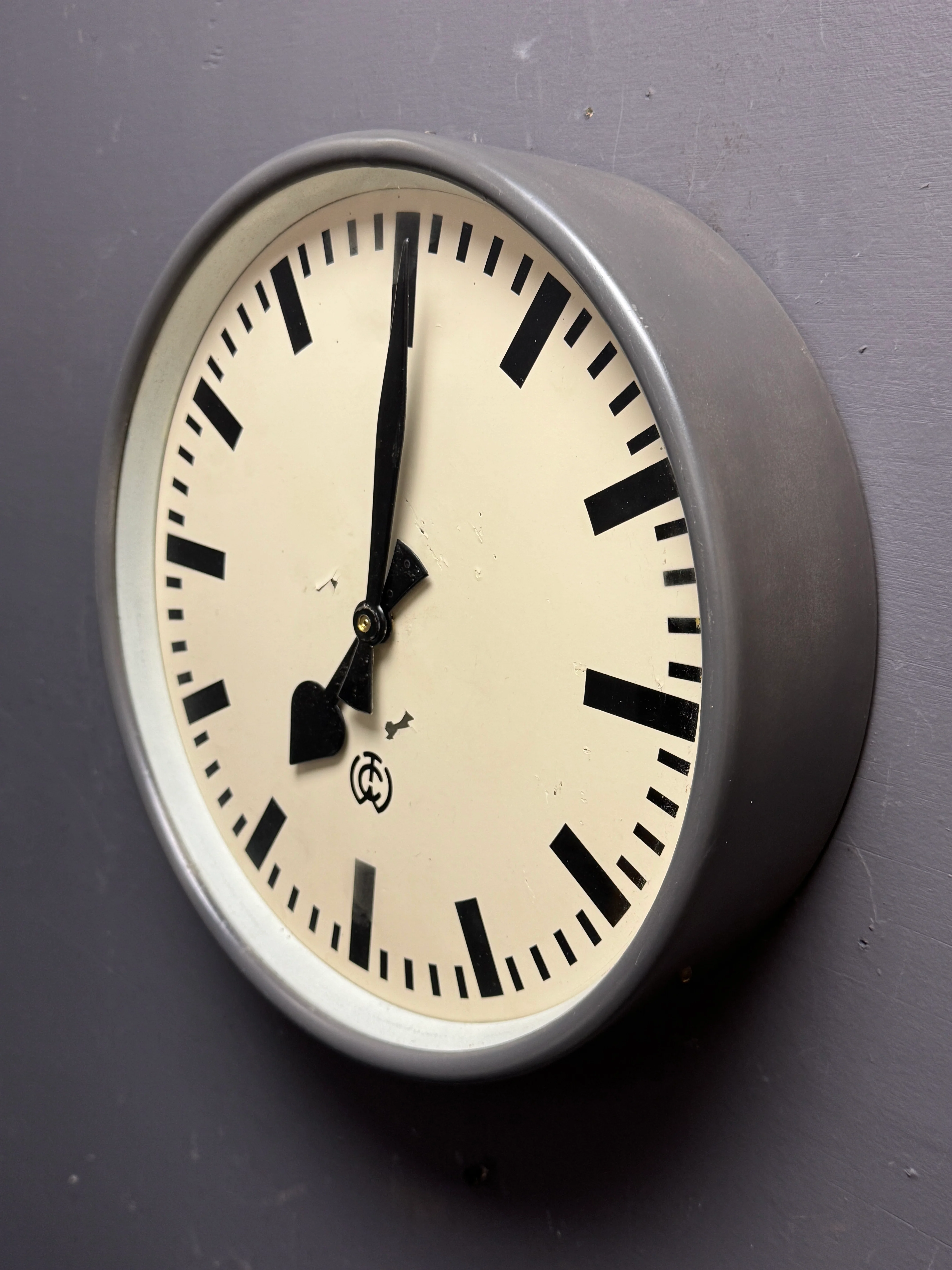 1950's Czech Factory Clock - Image 6