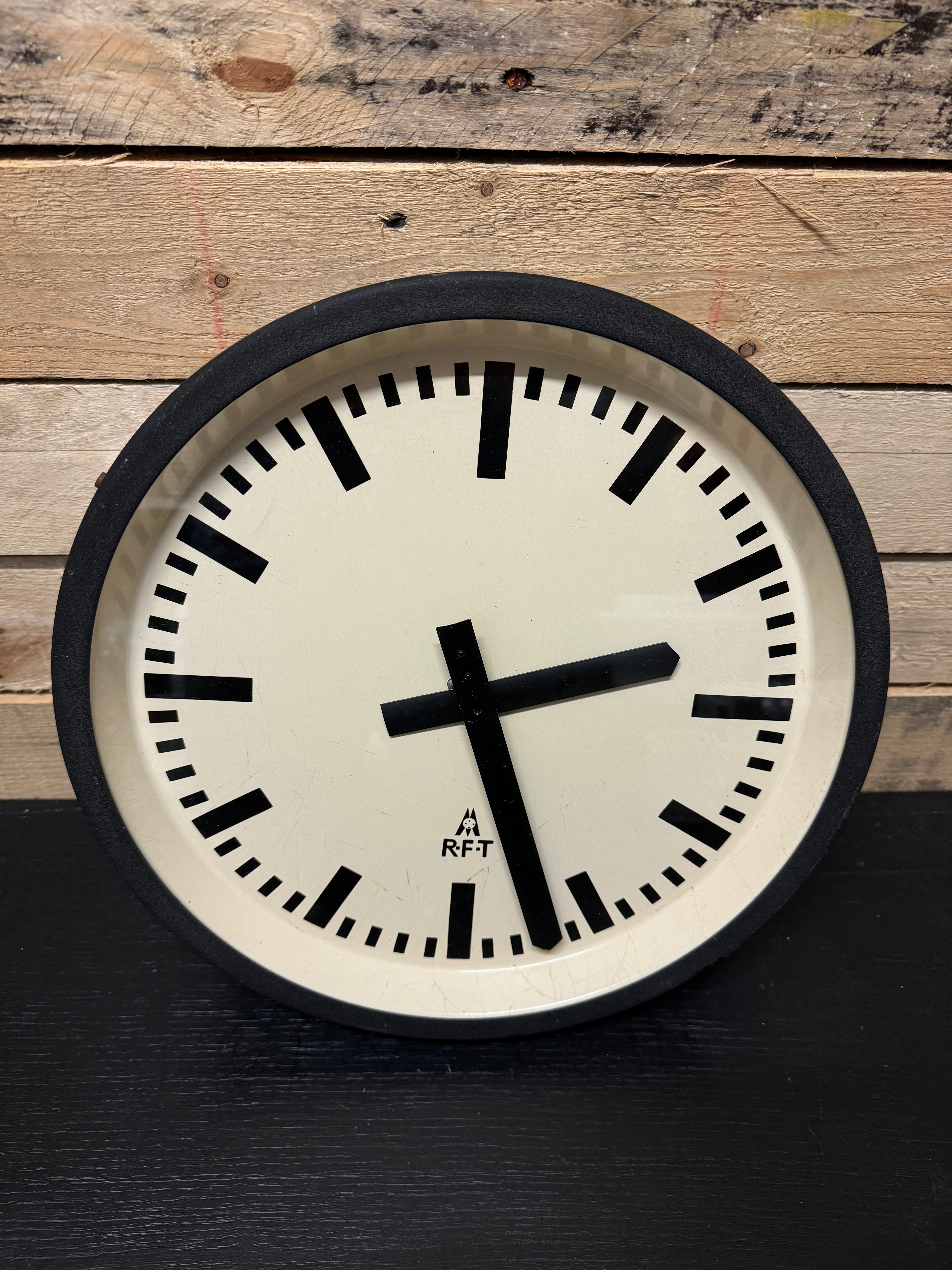 1950s East German Industrial Factory Clock By RFT - Image 10