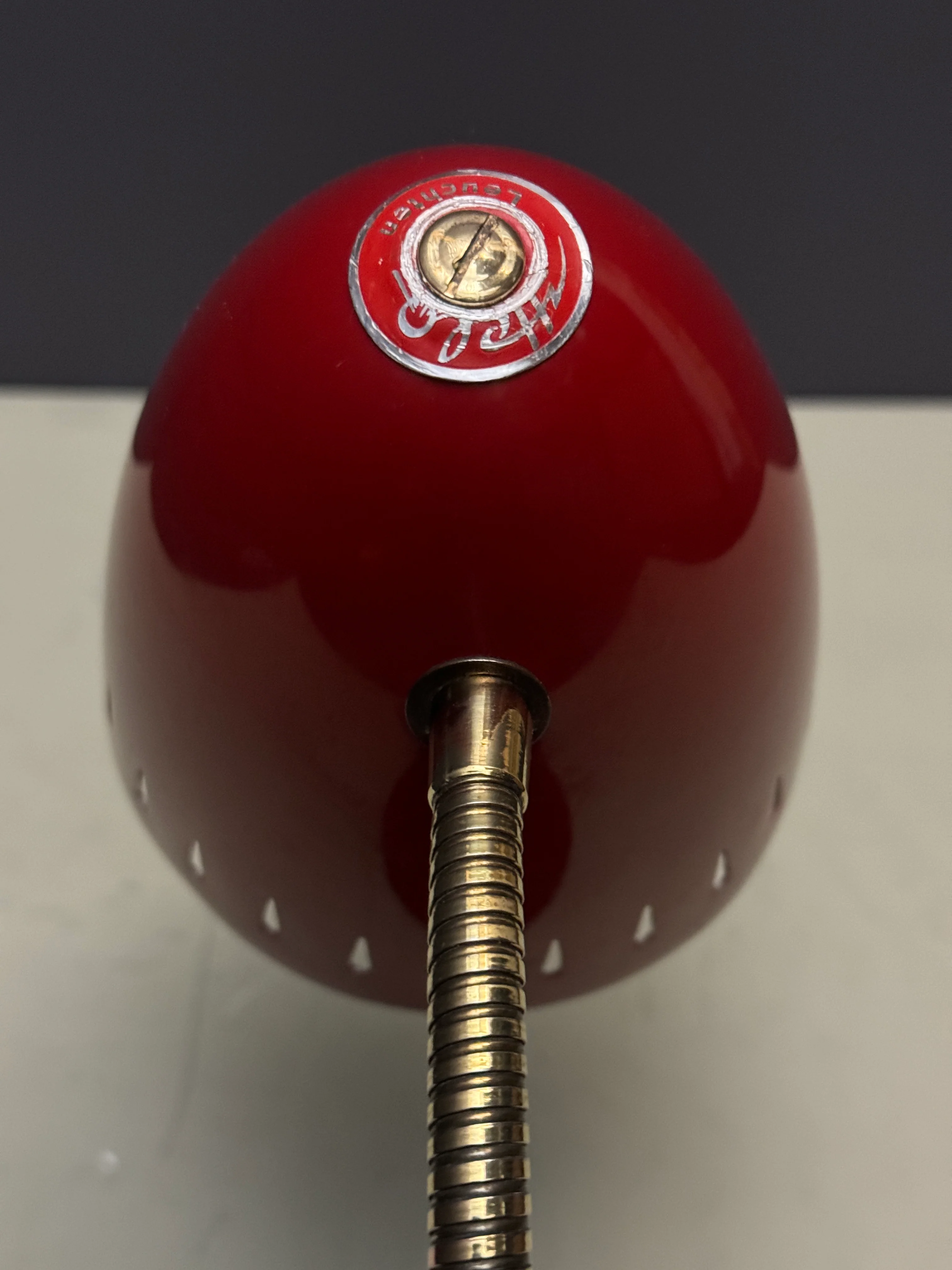 1950s Goose Neck Table Lamp By Helo Leuchten - Image 9