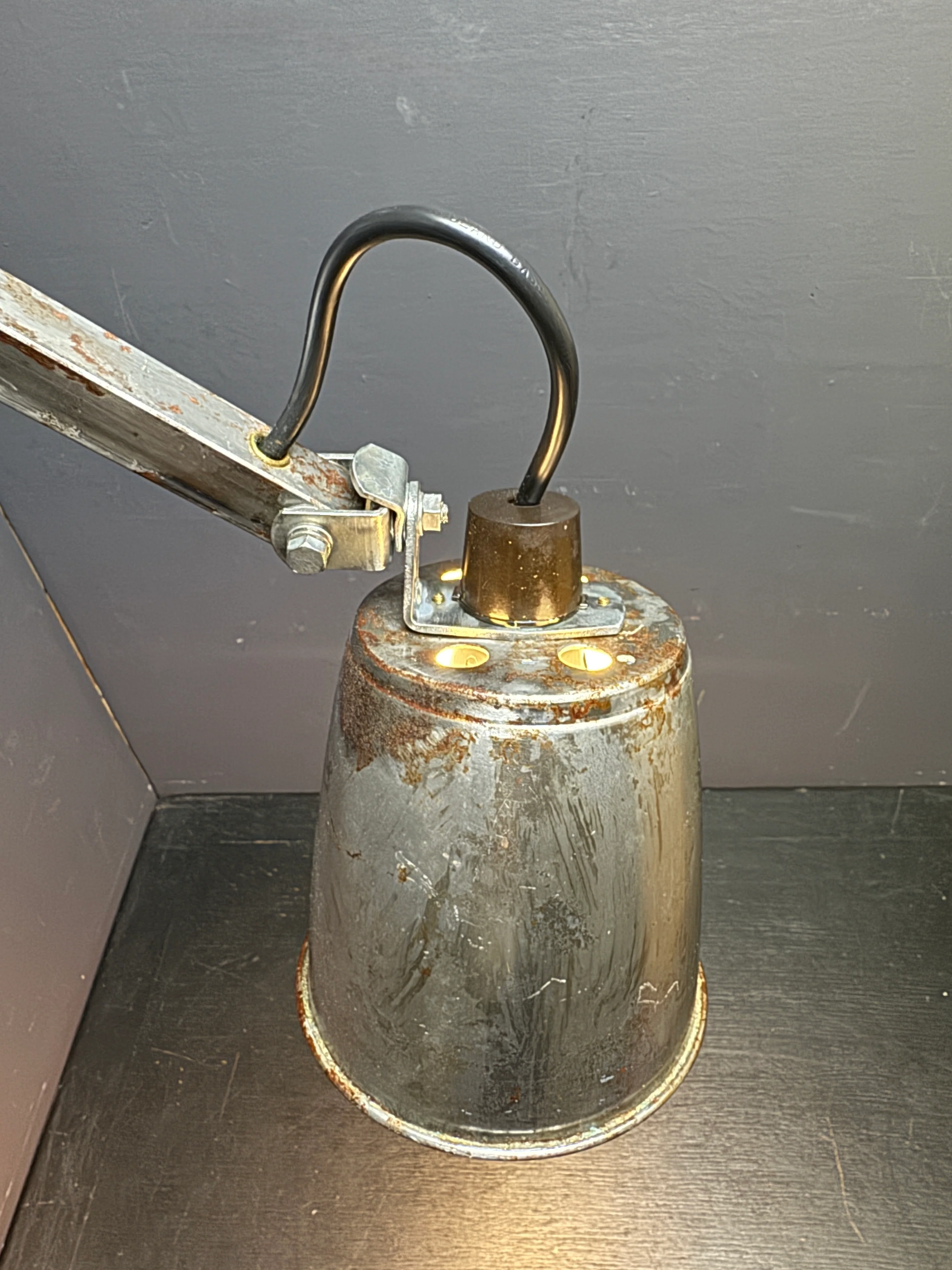 1950s Industrial Wall Lamp By MEMLITE - Image 9