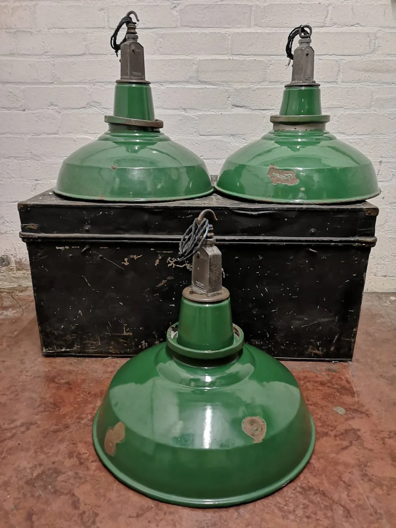 1950s Large Industrial Factory Light By Thorlux - Image 10