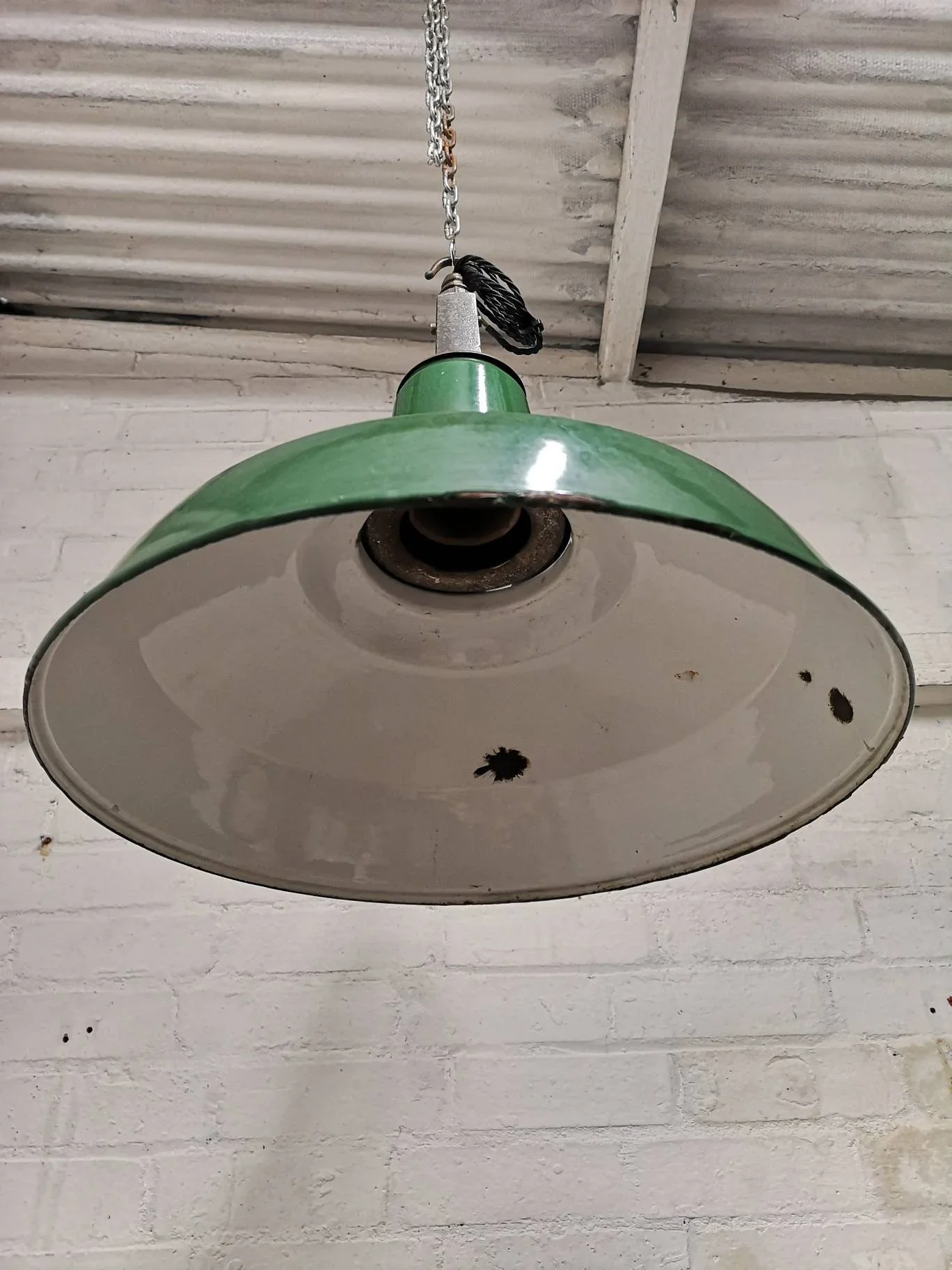 1950s Large Industrial Factory Light By Thorlux - Image 3
