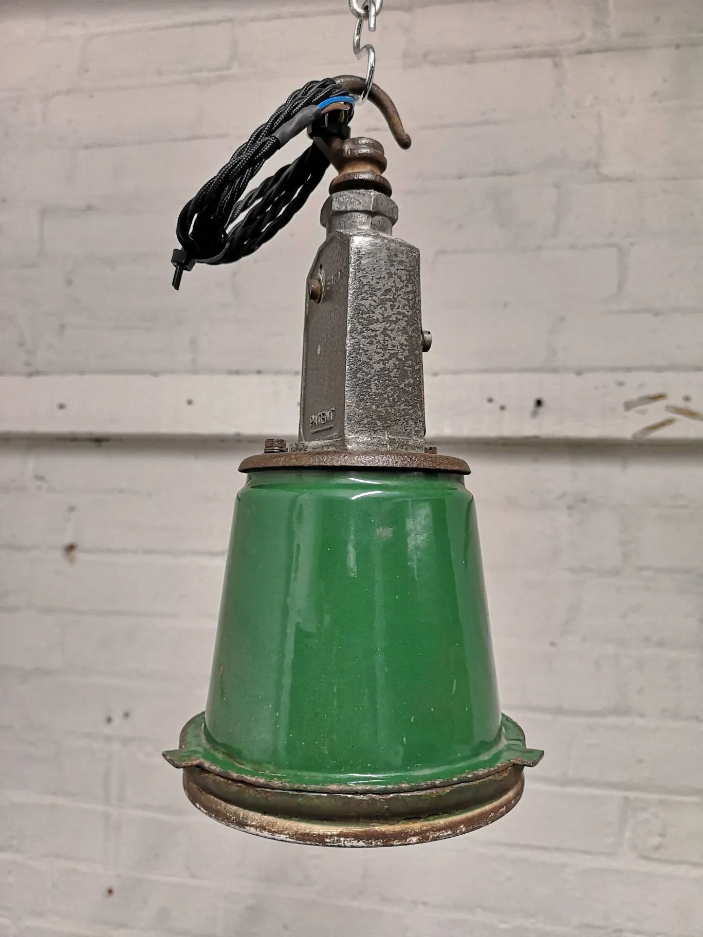 1950s Large Industrial Factory Light By Thorlux - Image 8