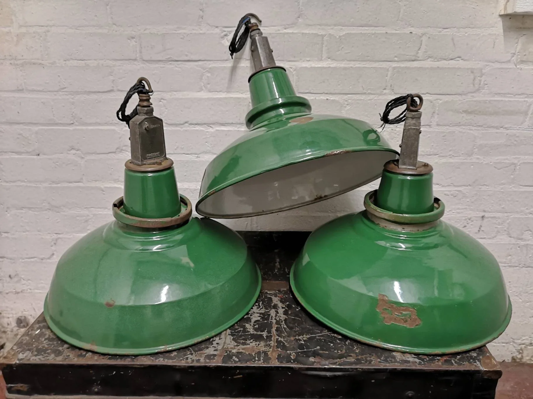 1950s Large Industrial Factory Light By Thorlux - Image 9