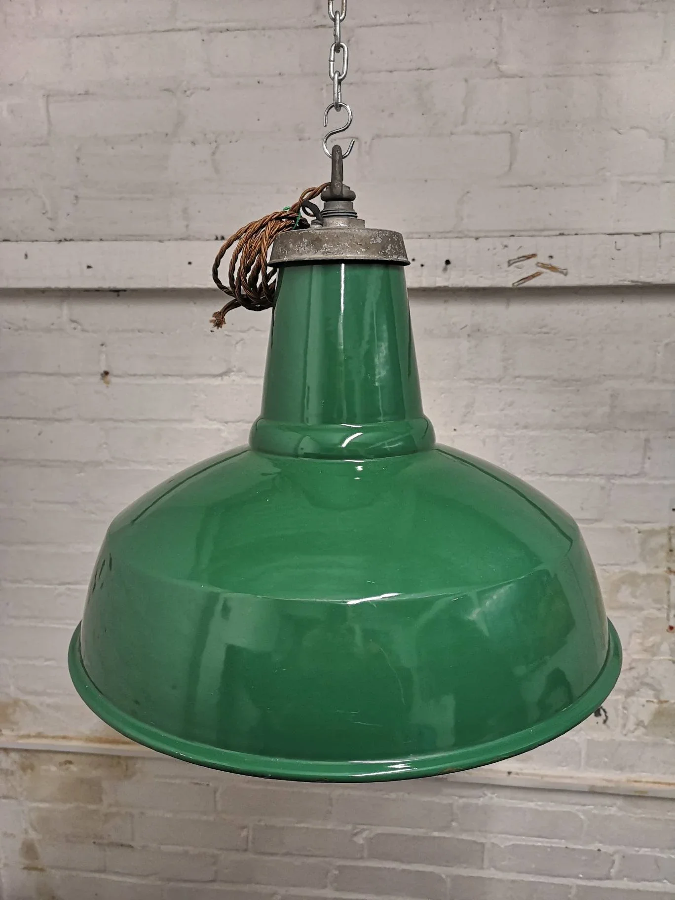 1950s Large Industrial Factory Light By Thorlux - Image 3
