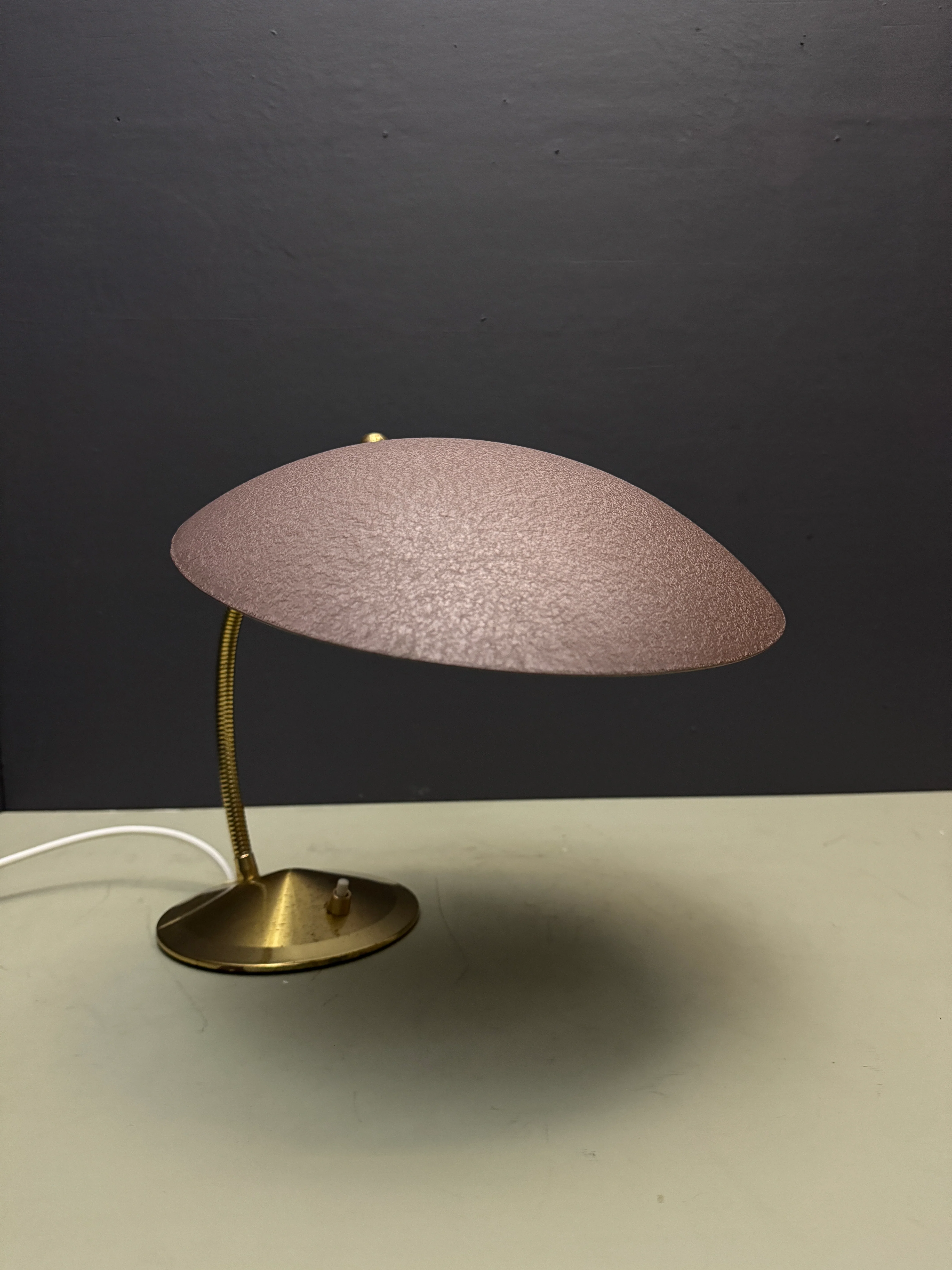 1950s Modernist Goose Neck Table Lamp By Gecos - Gebrüder Cosack Ligting Germany - Image 3
