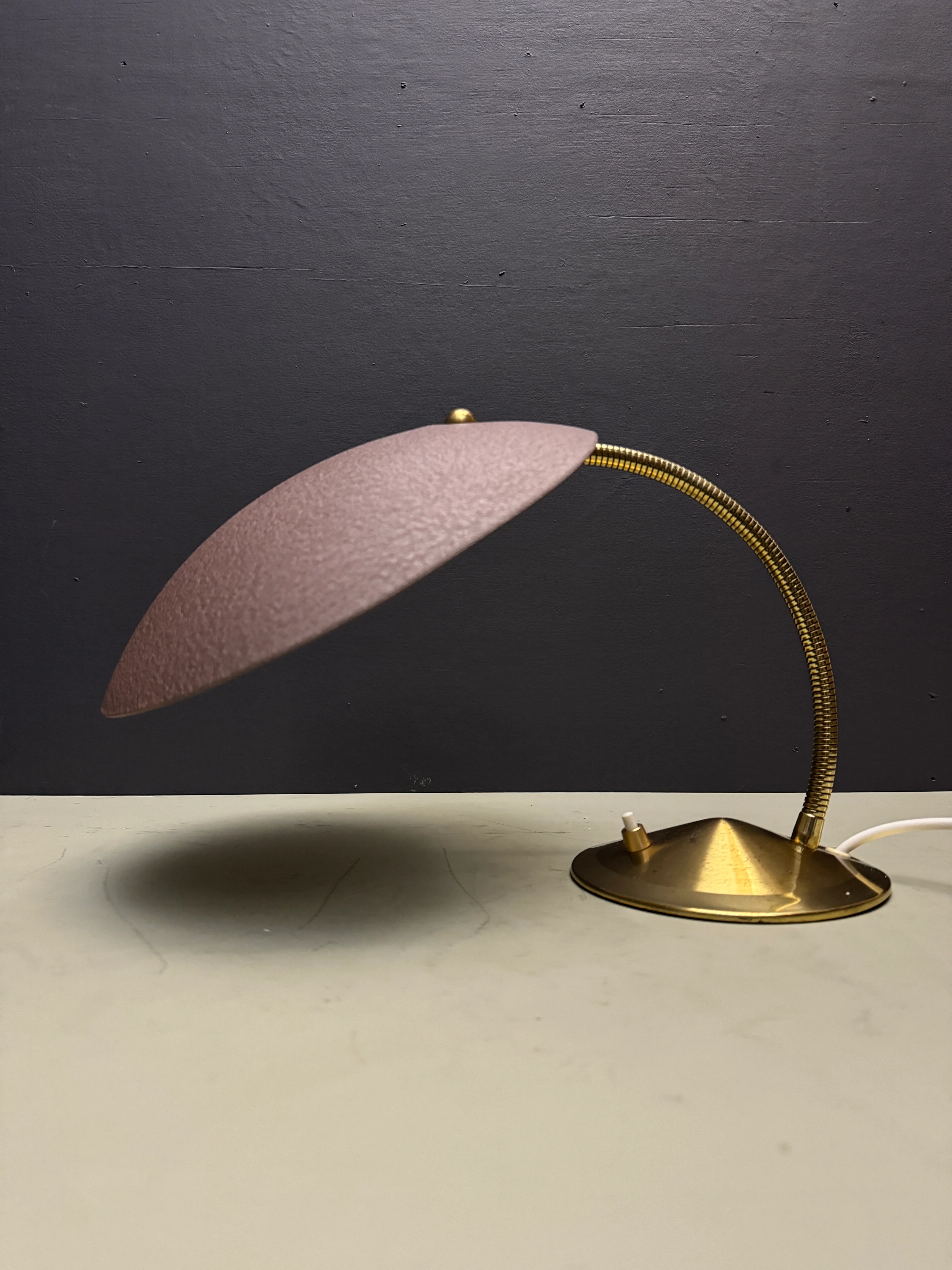 1950s Modernist Goose Neck Table Lamp By Gecos - Gebrüder Cosack Ligting Germany - Image 7