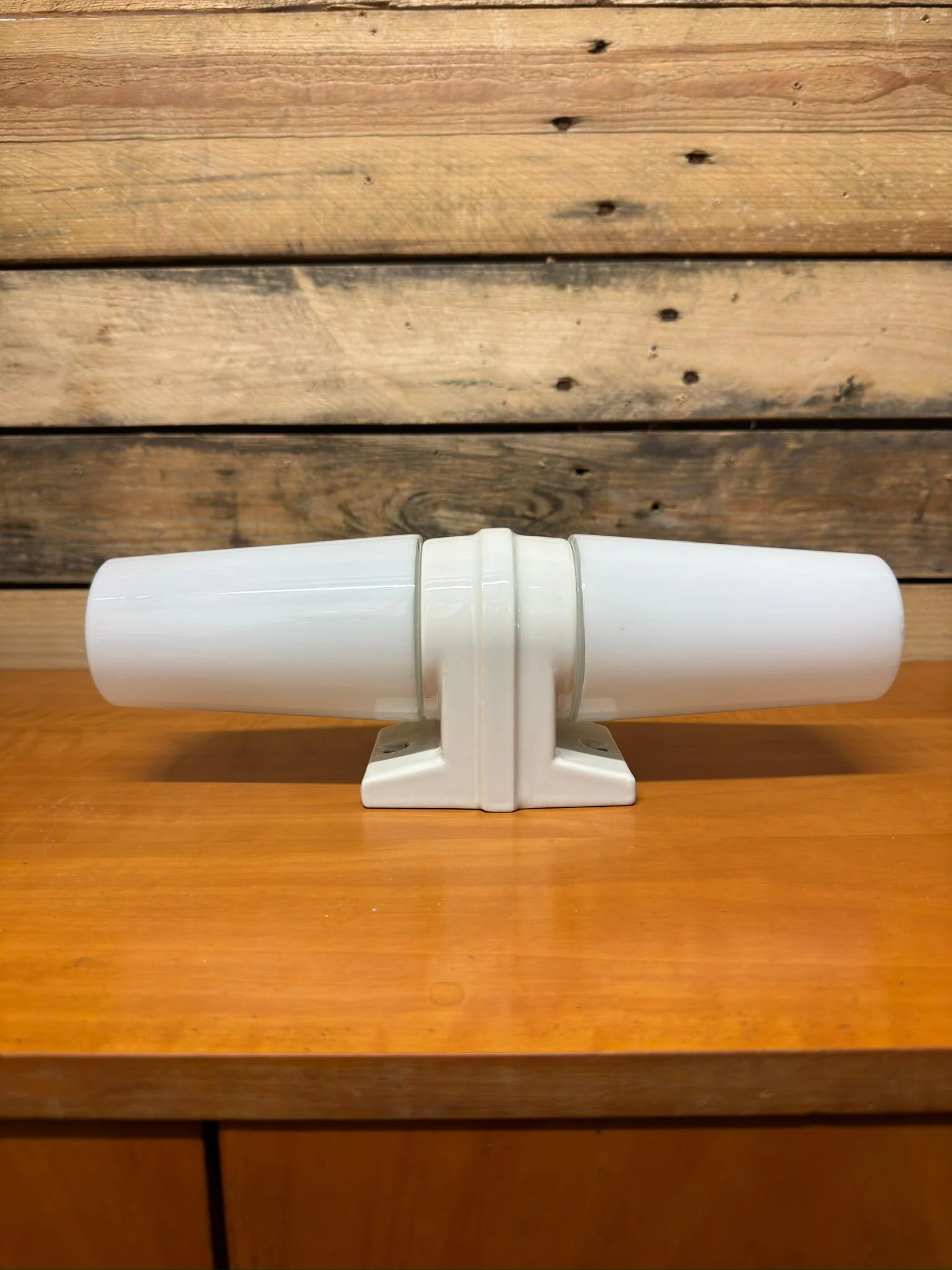 1950s Porcelain & Opaline Glass Bathroom Lights By Sigvard Bernadotte For IFO - Image 4