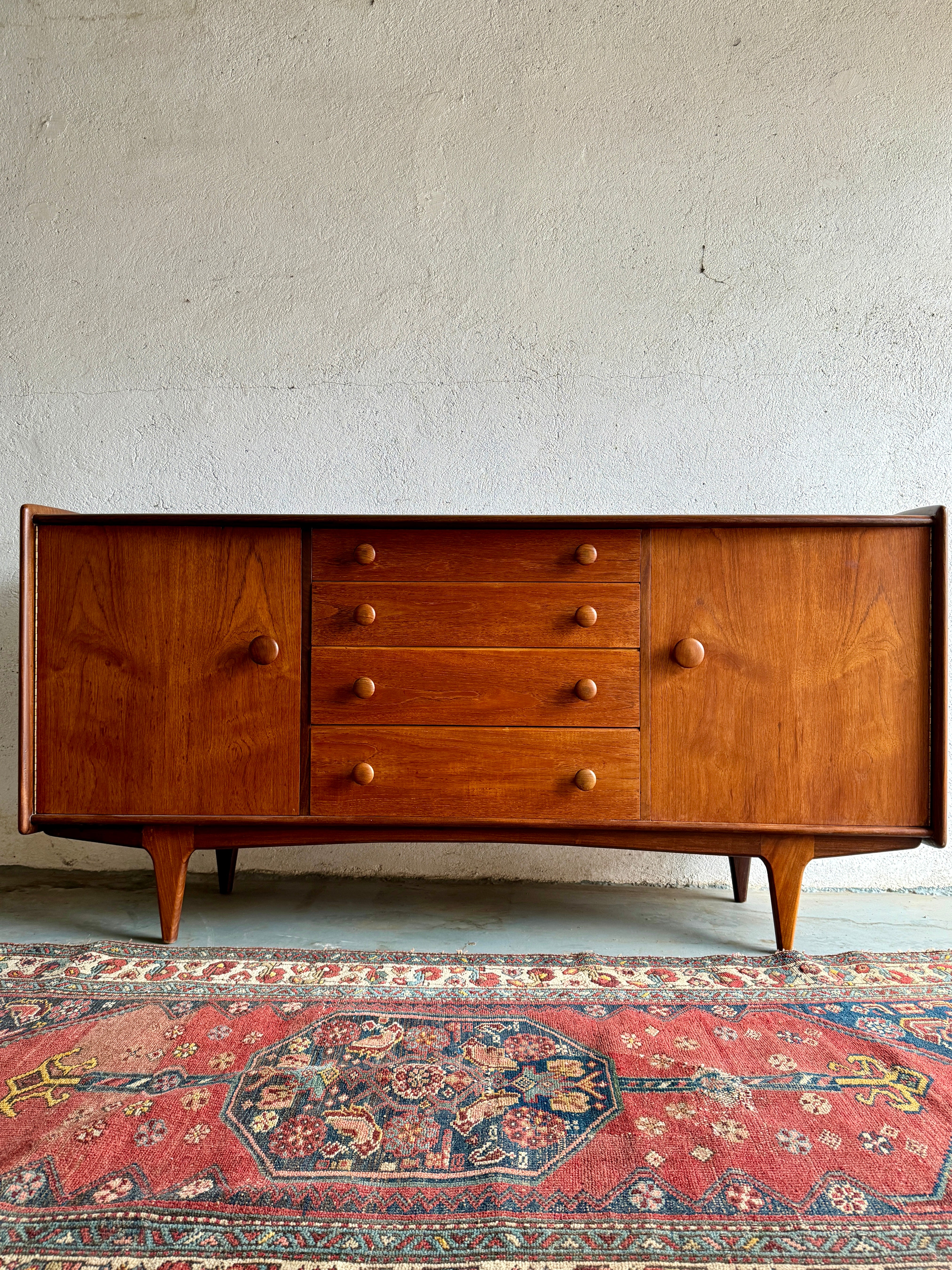 1950s Solid Afromosia & Teak Sideboard By John Herbert For A Younger Ltd