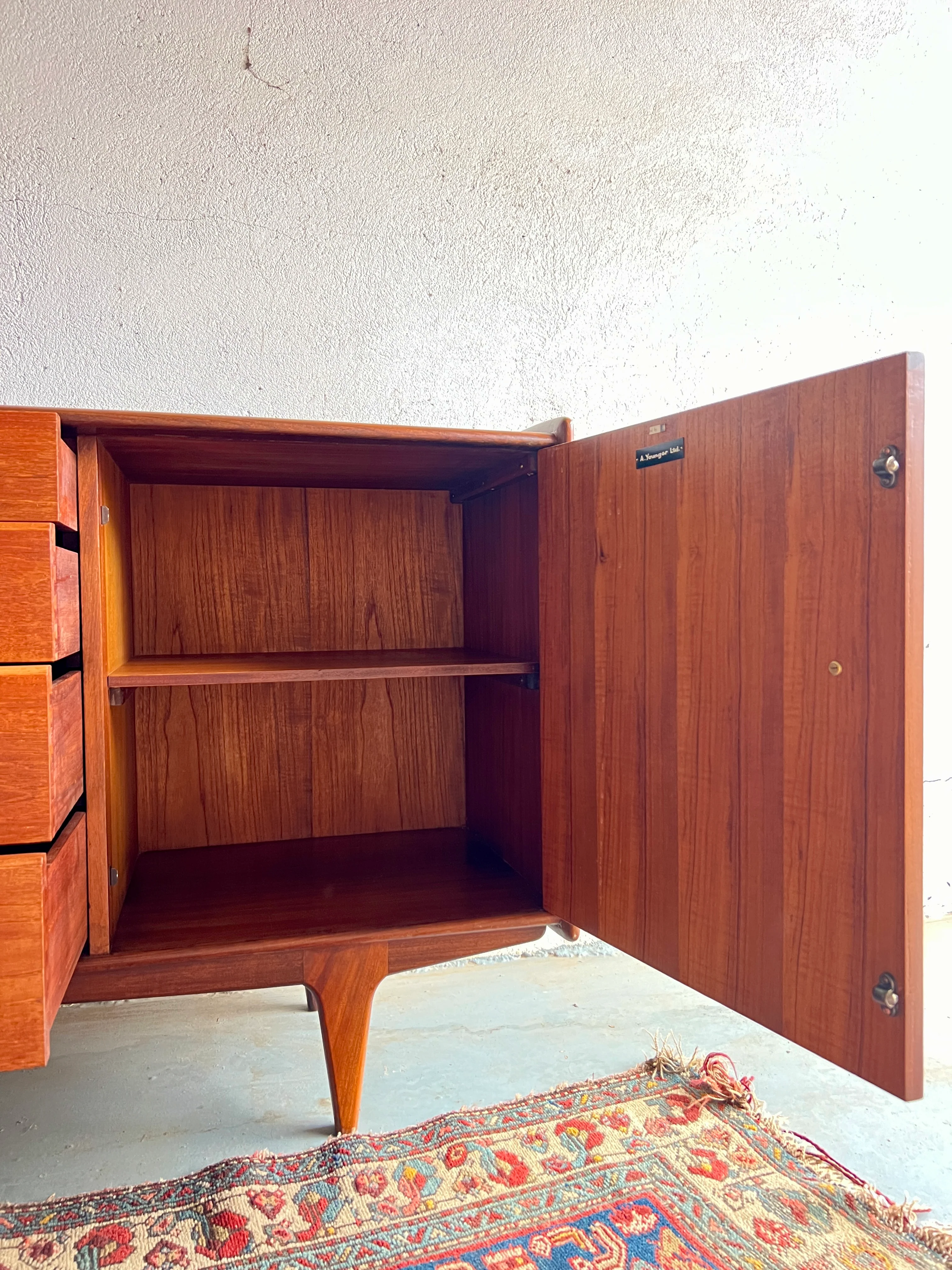 1950s Solid Afromosia & Teak Sideboard By John Herbert For A Younger Ltd - Image 7