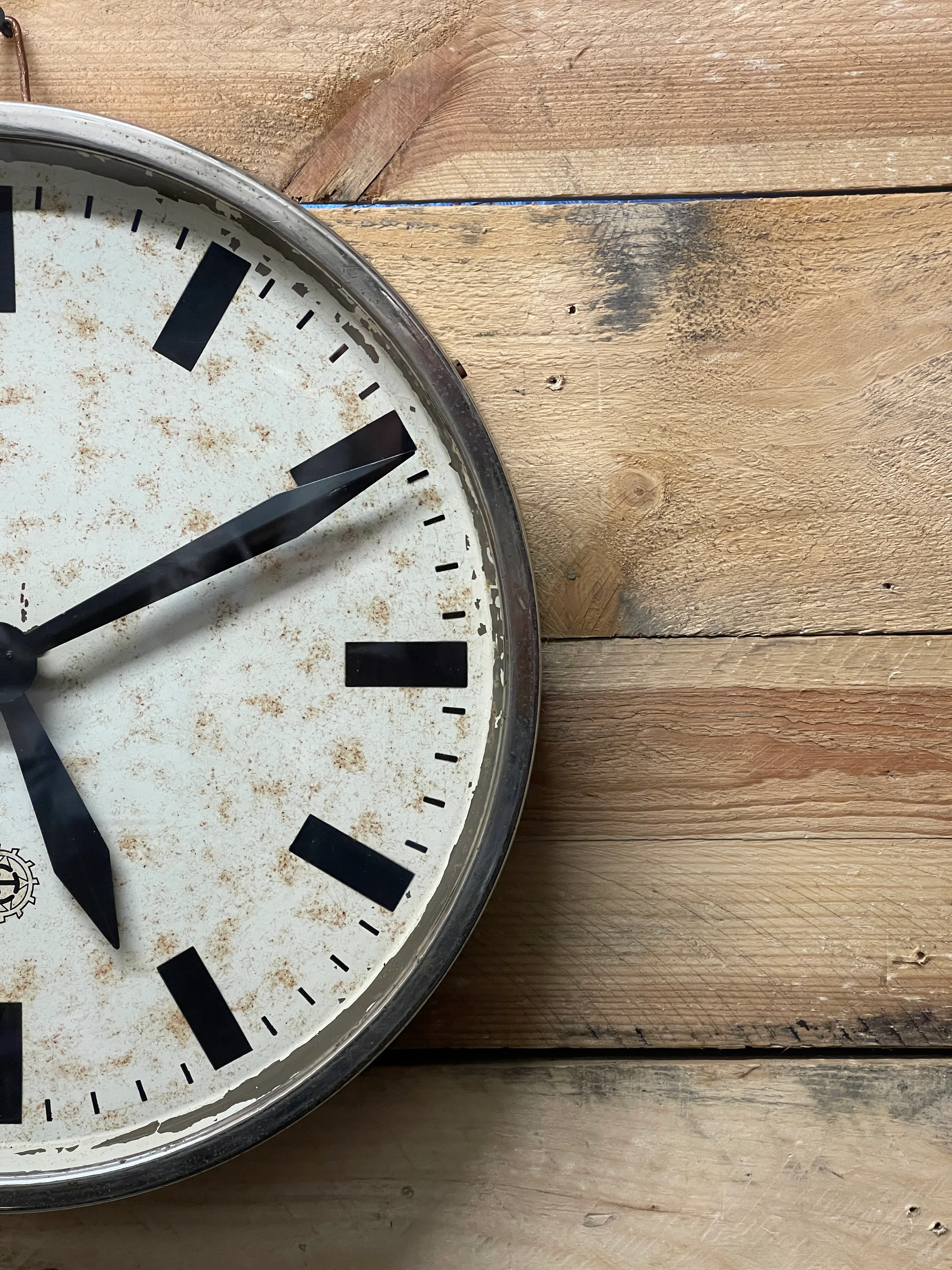 1950's Czech Factory Clock - Image 10