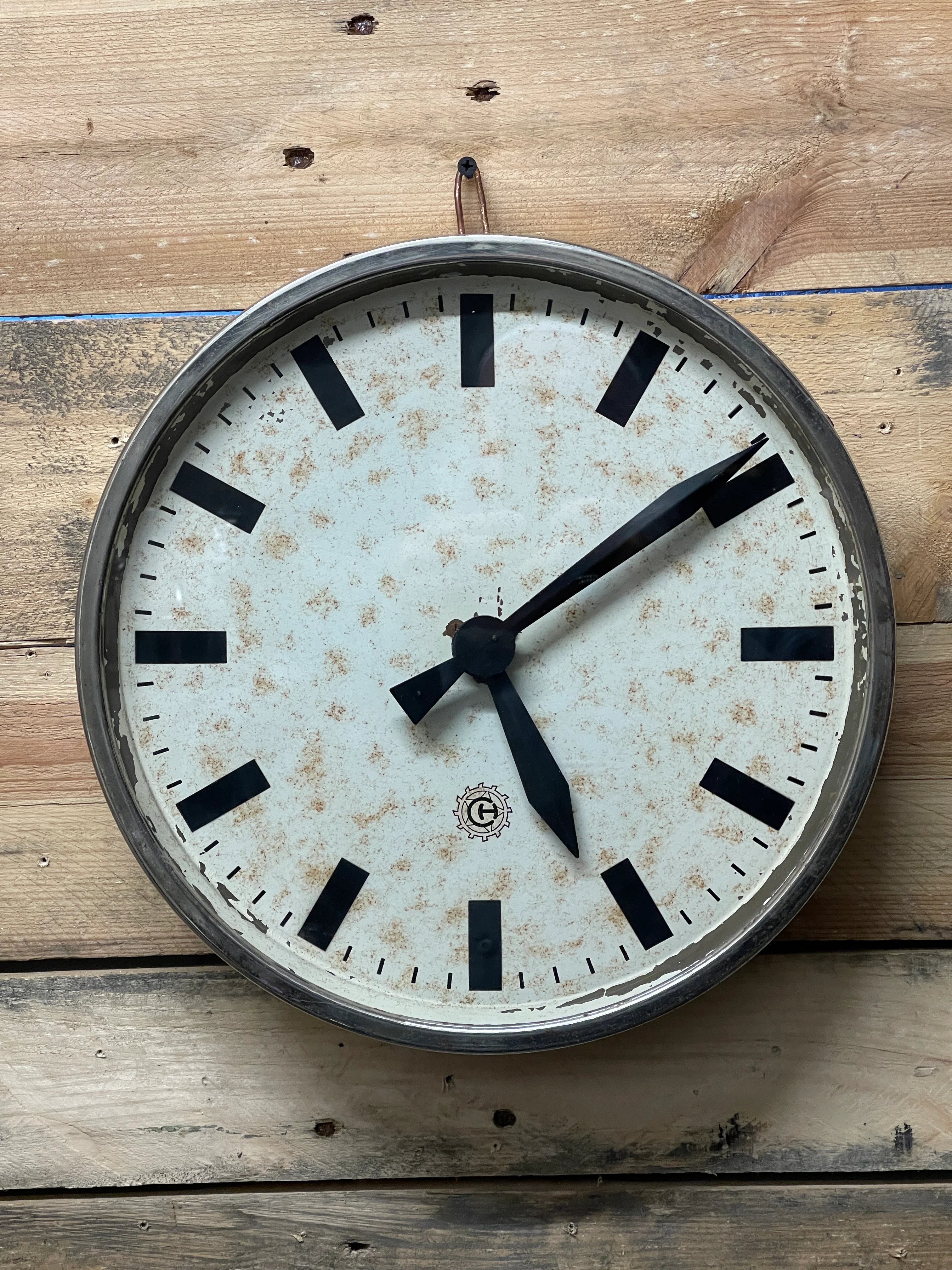 1950's Czech Factory Clock - Image 2