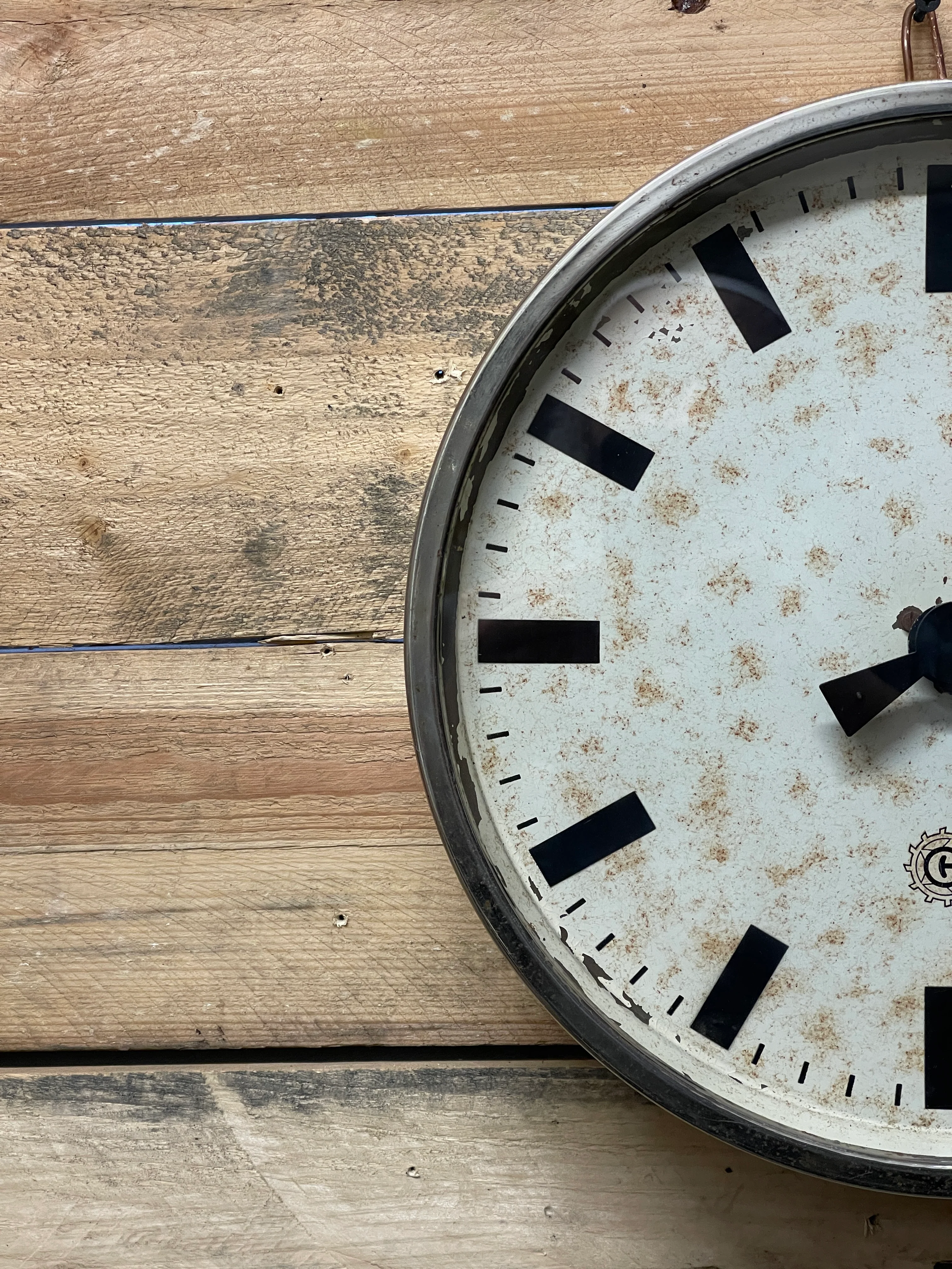 1950's Czech Factory Clock - Image 9