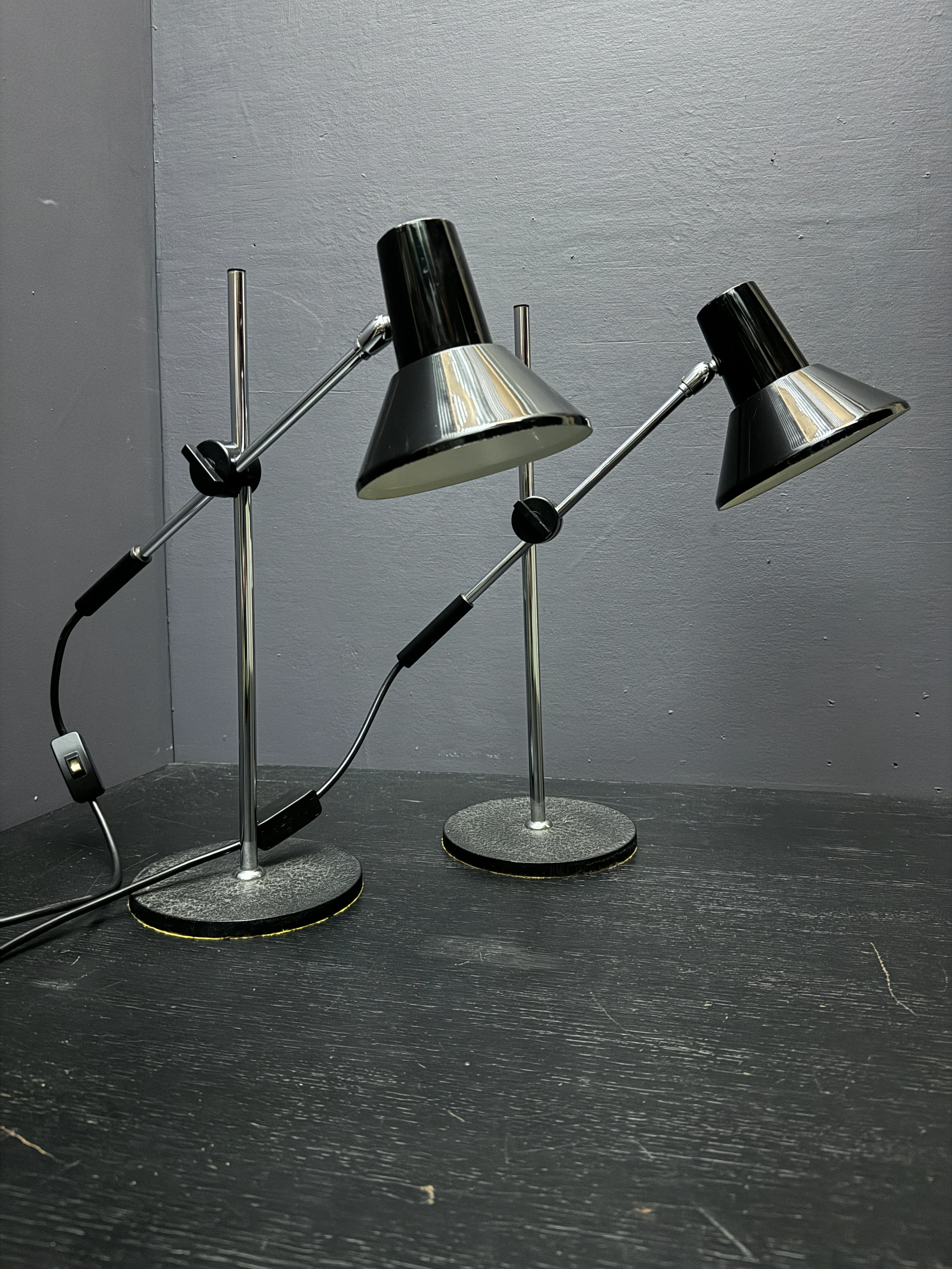 1970s Table Lamps By SIS Germany