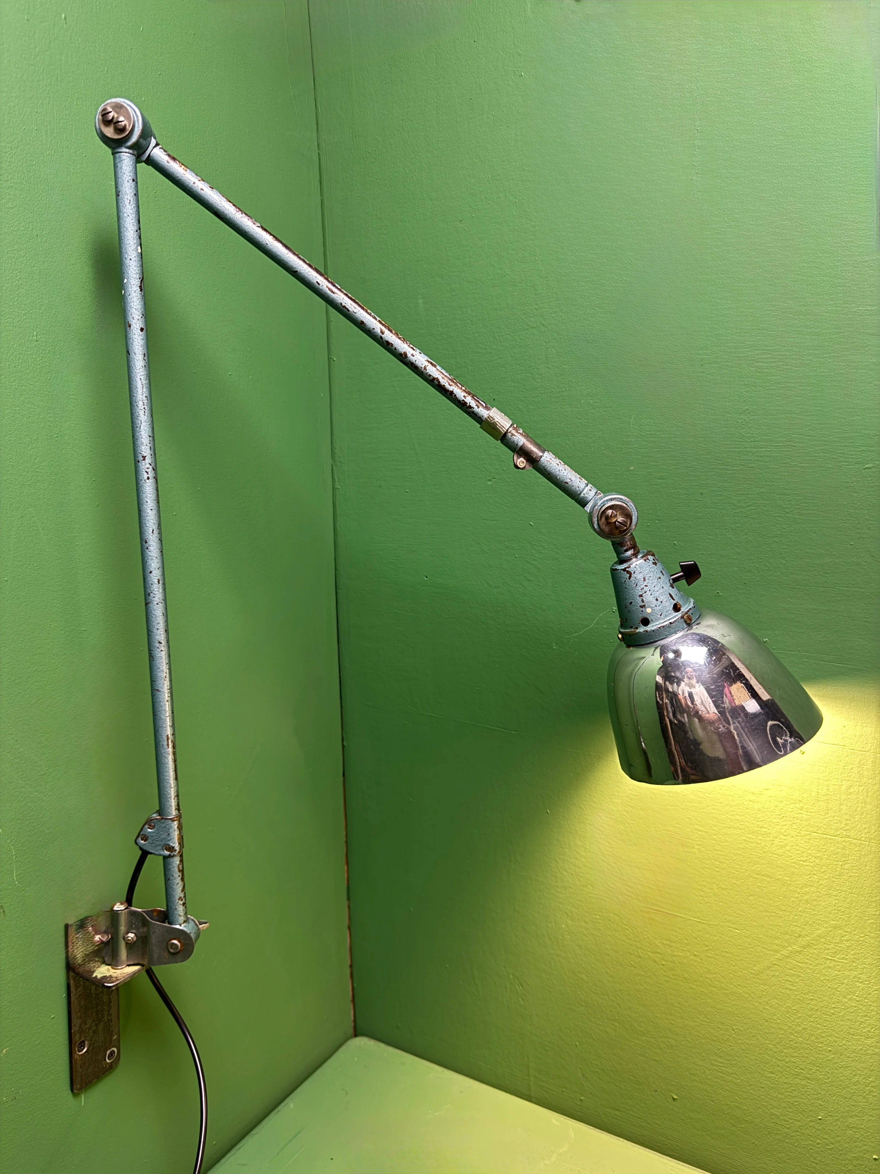 1950s Wall Mounted Task Lamp By Curt Fischer For Midgard - Image 4