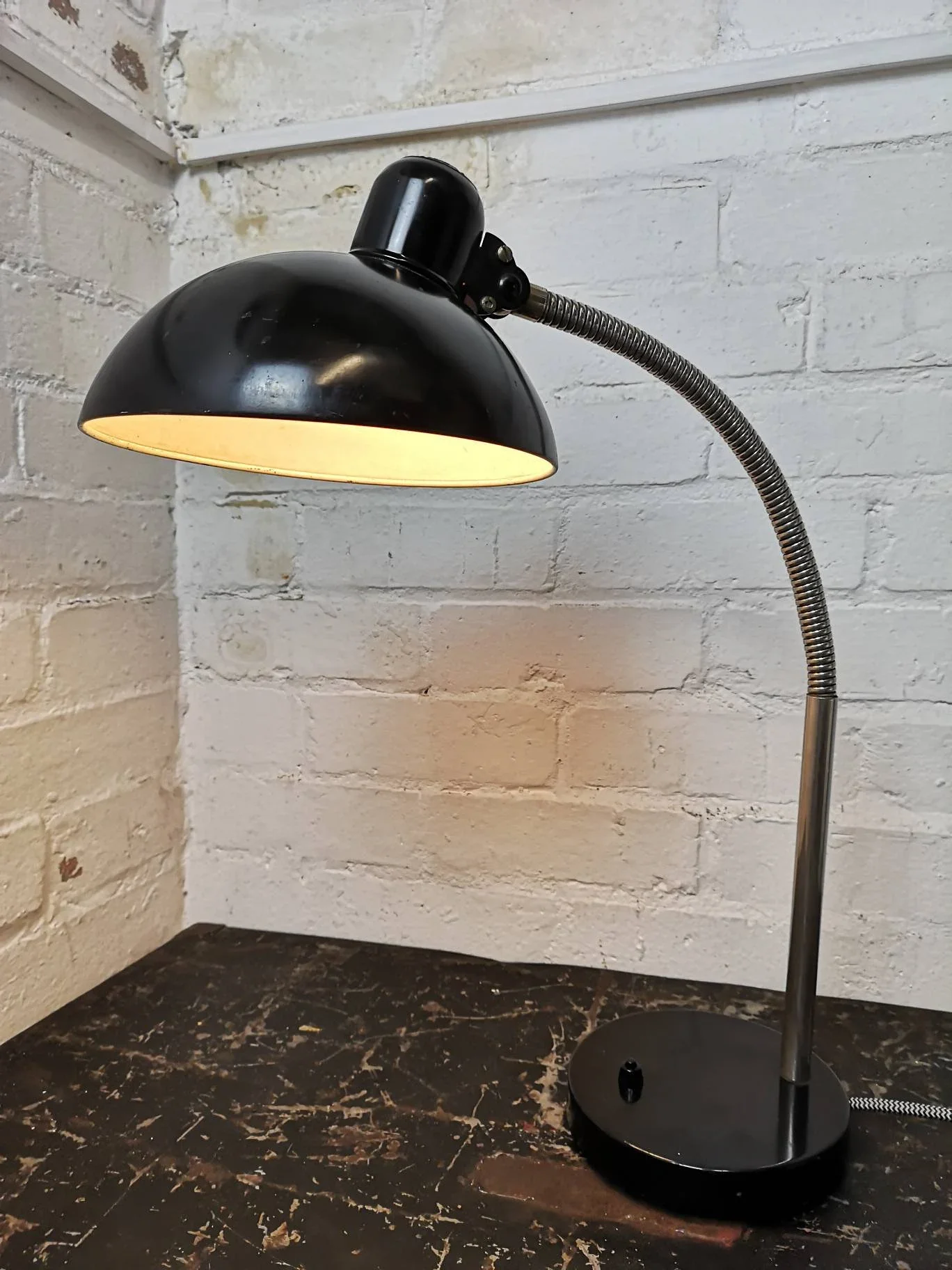 1960s Bauhaus Table Lamp Kaiser Idell Model 6561 By Christian Dell - Image 2