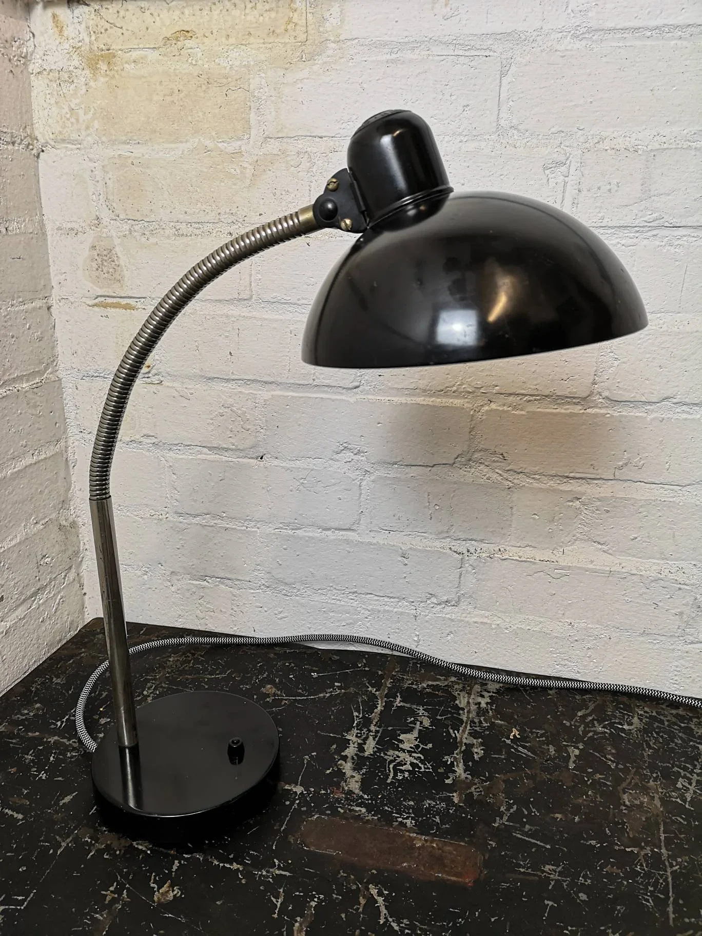 1960s Bauhaus Table Lamp Kaiser Idell Model 6561 By Christian Dell - Image 3