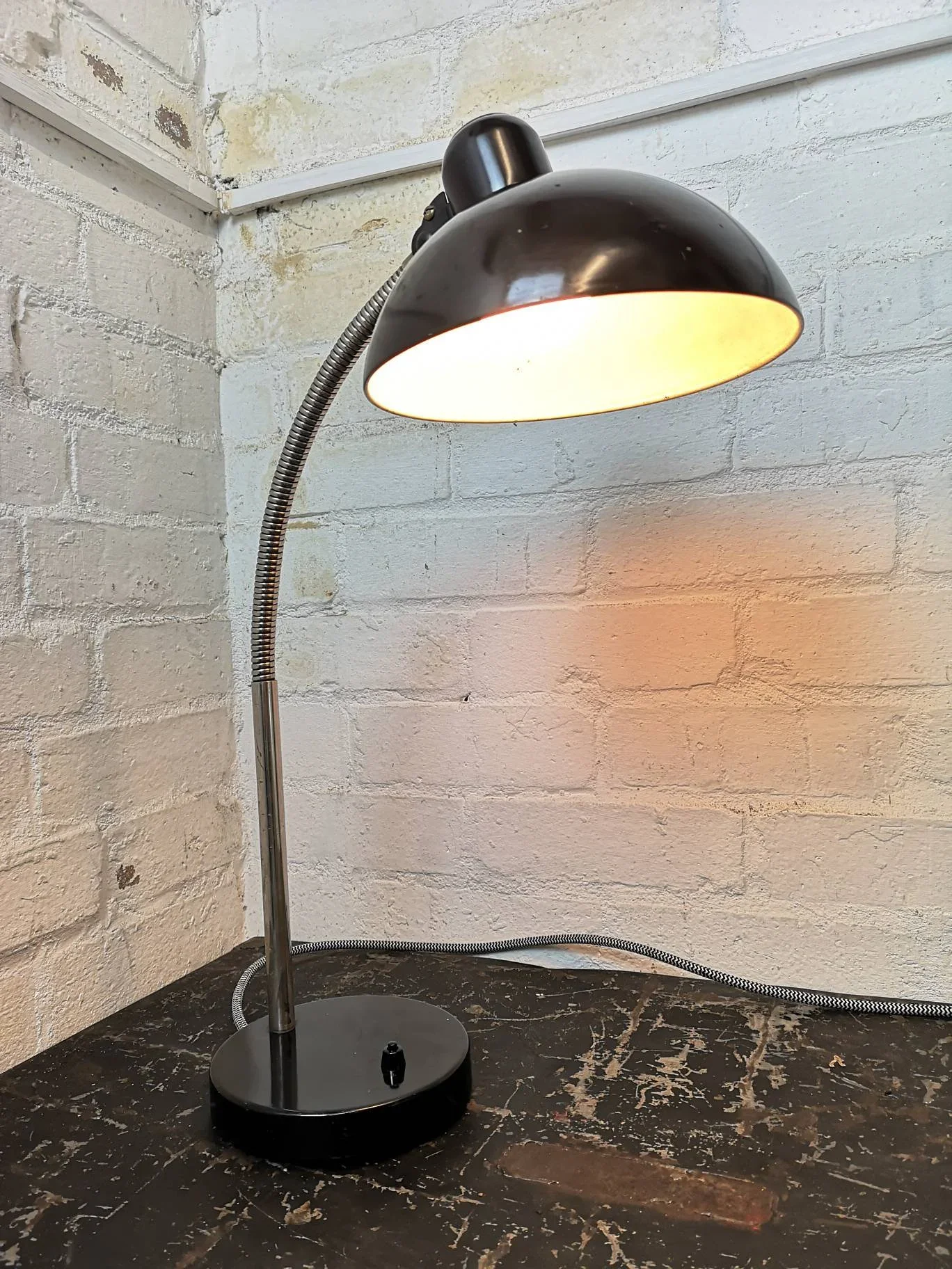 1960s Bauhaus Table Lamp Kaiser Idell Model 6561 By Christian Dell - Image 4