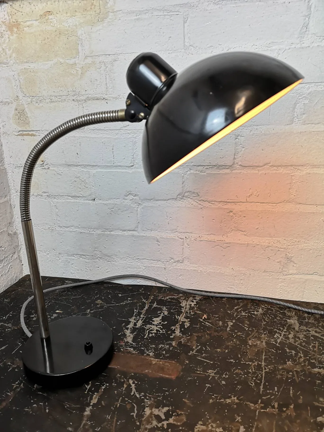 1960s Bauhaus Table Lamp Kaiser Idell Model 6561 By Christian Dell - Image 6
