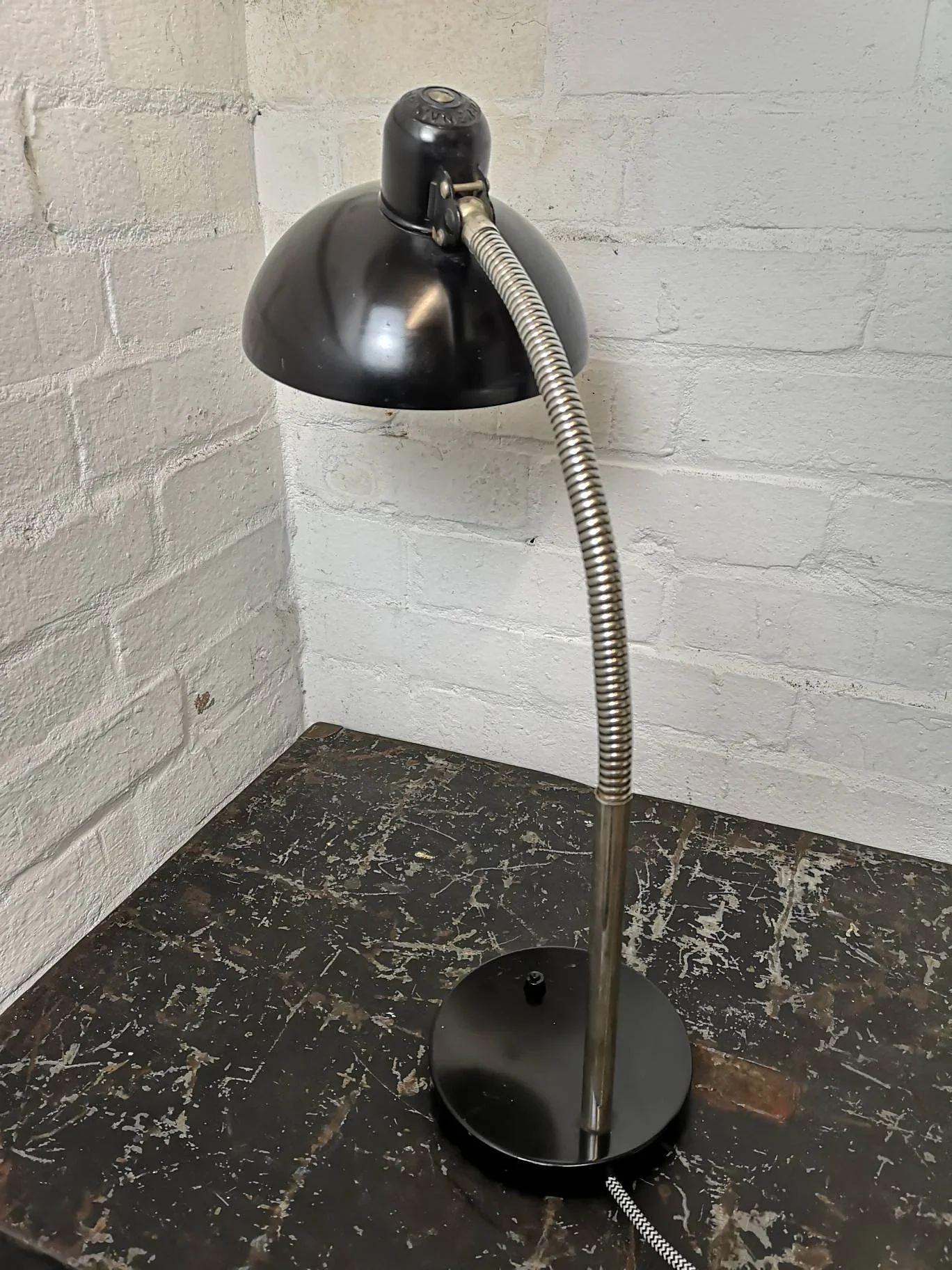 1960s Bauhaus Table Lamp Kaiser Idell Model 6561 By Christian Dell - Image 7