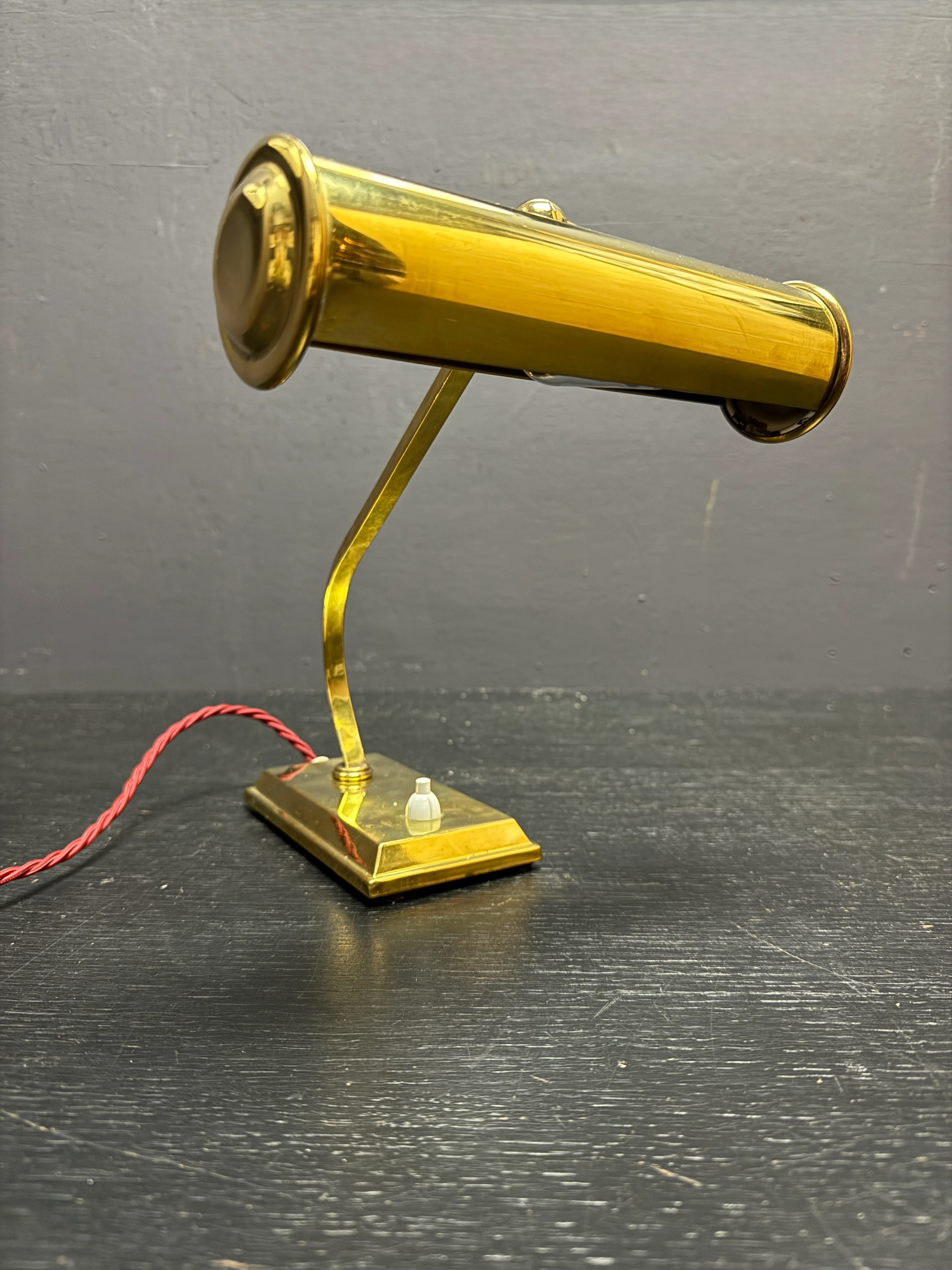 1960s Brass Piano Lamp By Solken Germany - Image 4