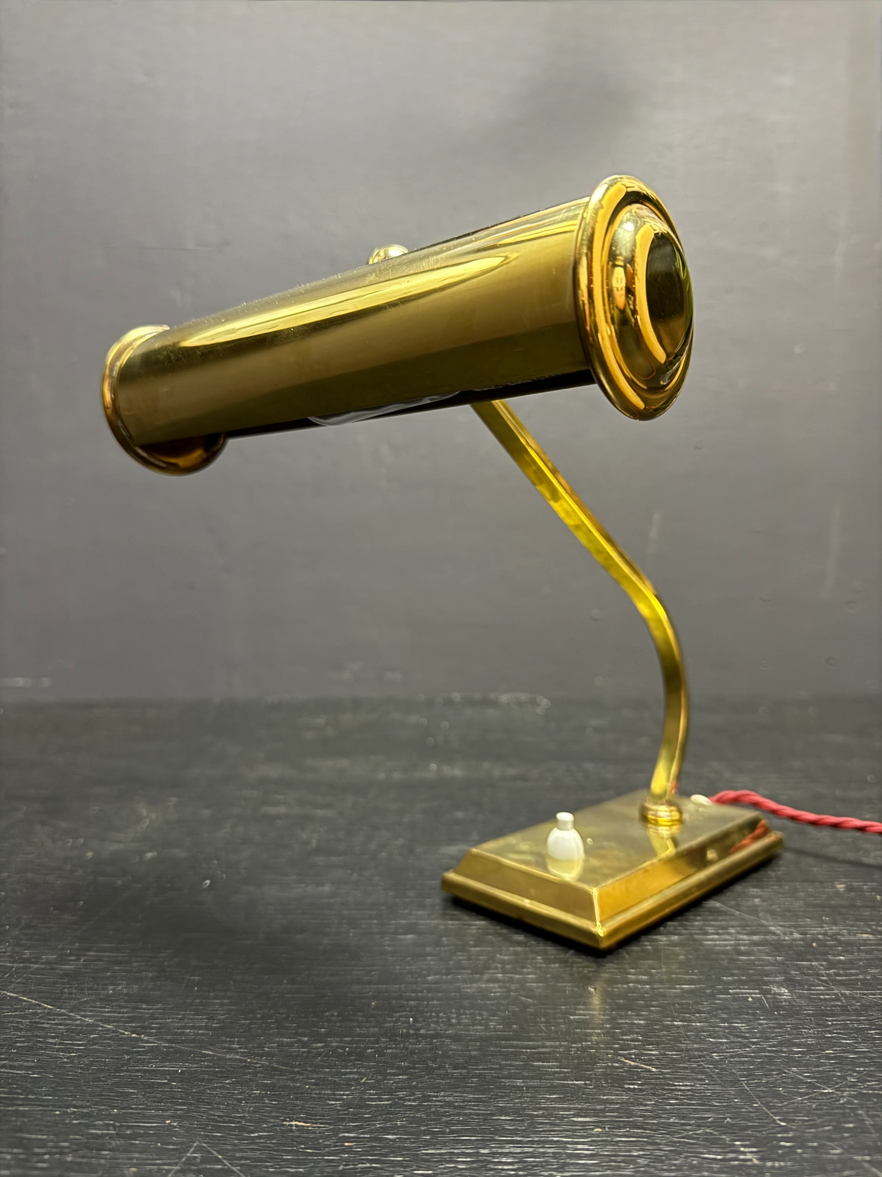 1960s Brass Piano Lamp By Solken Germany - Image 6