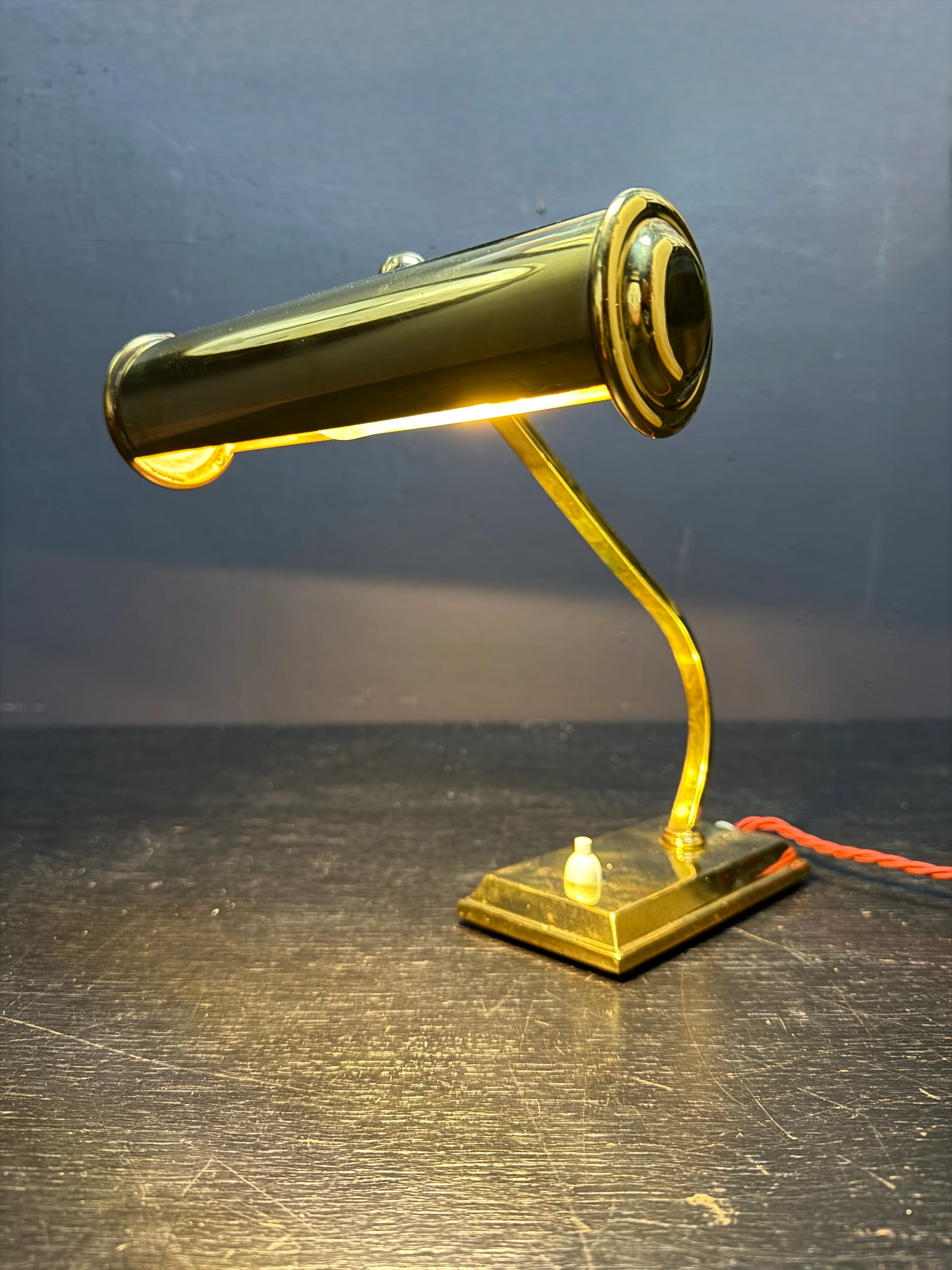 1960s Brass Piano Lamp By Solken Germany - Image 7