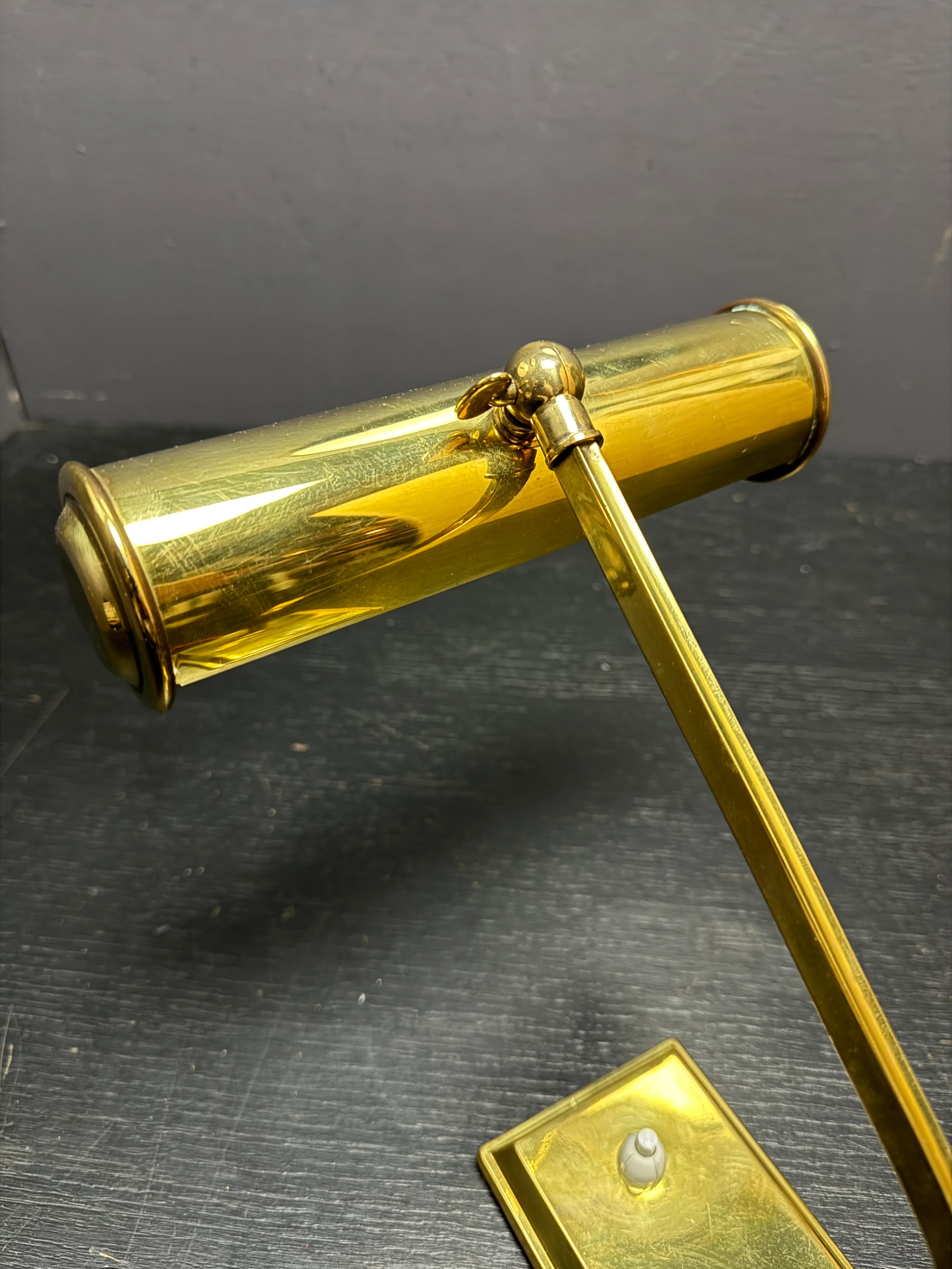 1960s Brass Piano Lamp By Solken Germany - Image 8