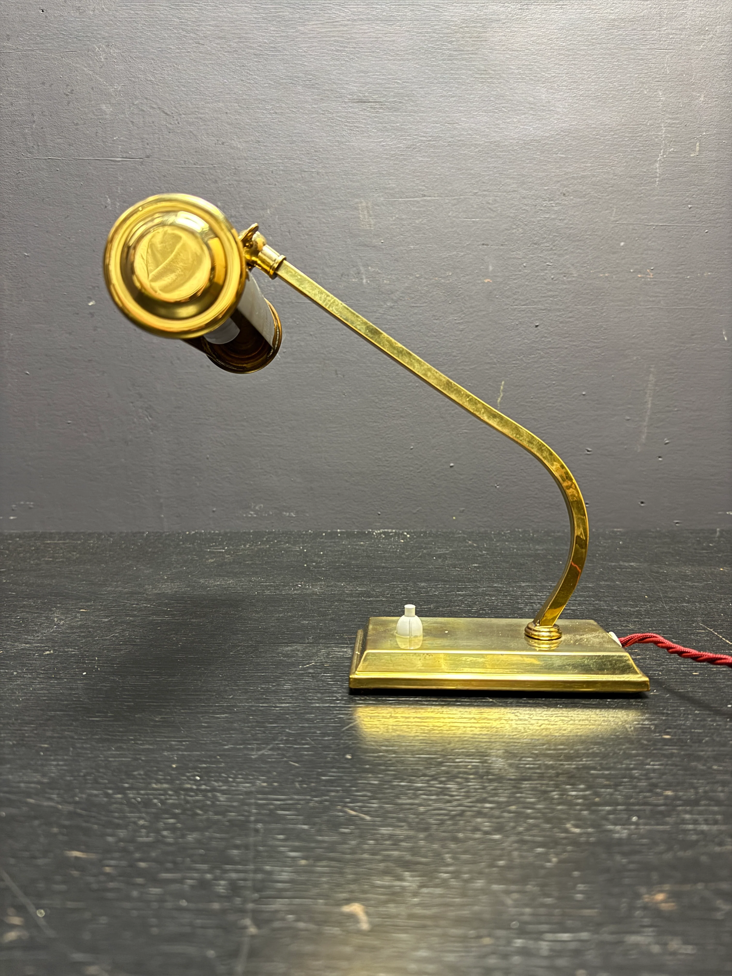 1960s Brass Piano Lamp By Solken Germany - Image 9