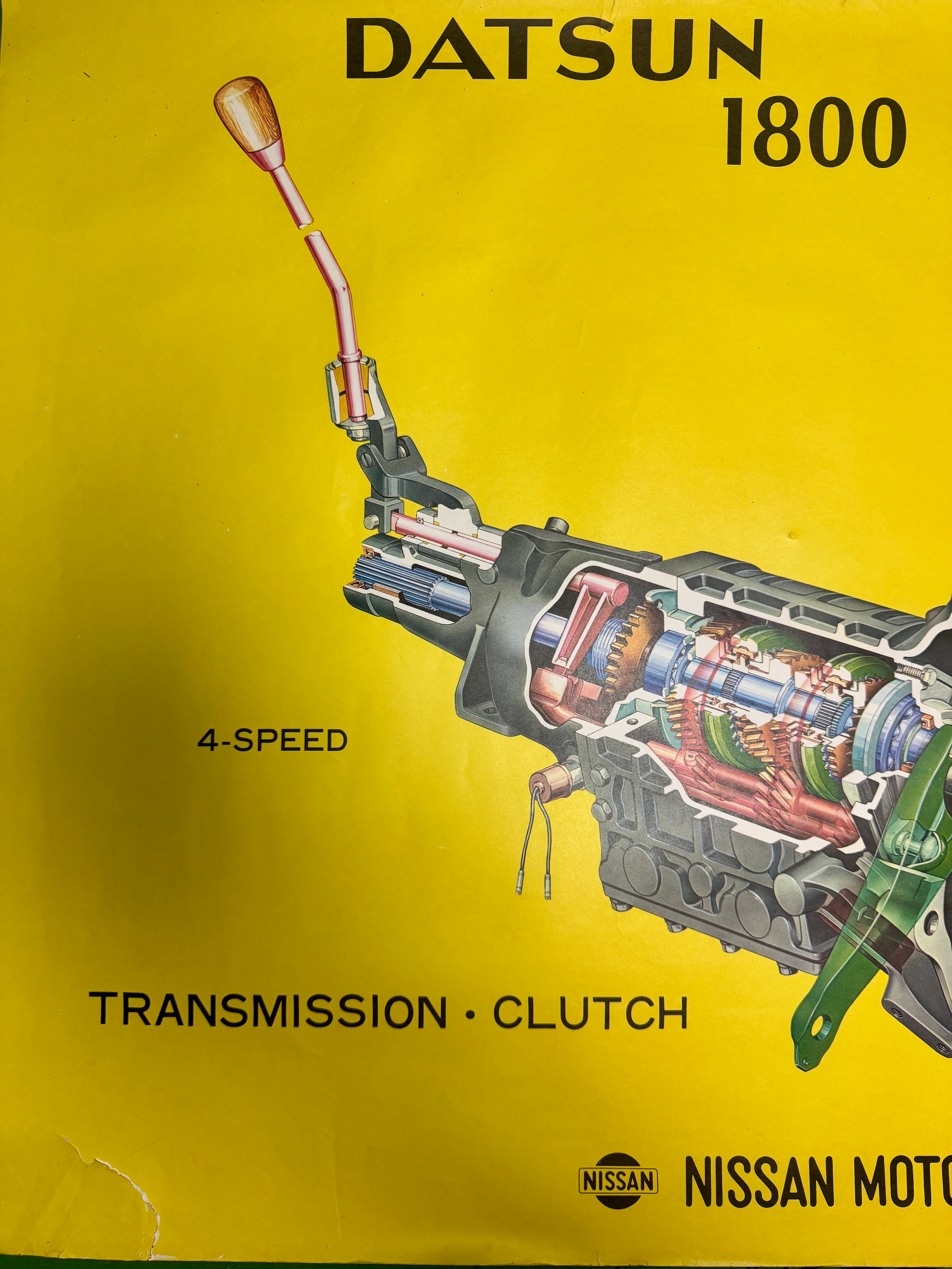 1960s Datsun 1800 Dealership Poster - Image 3