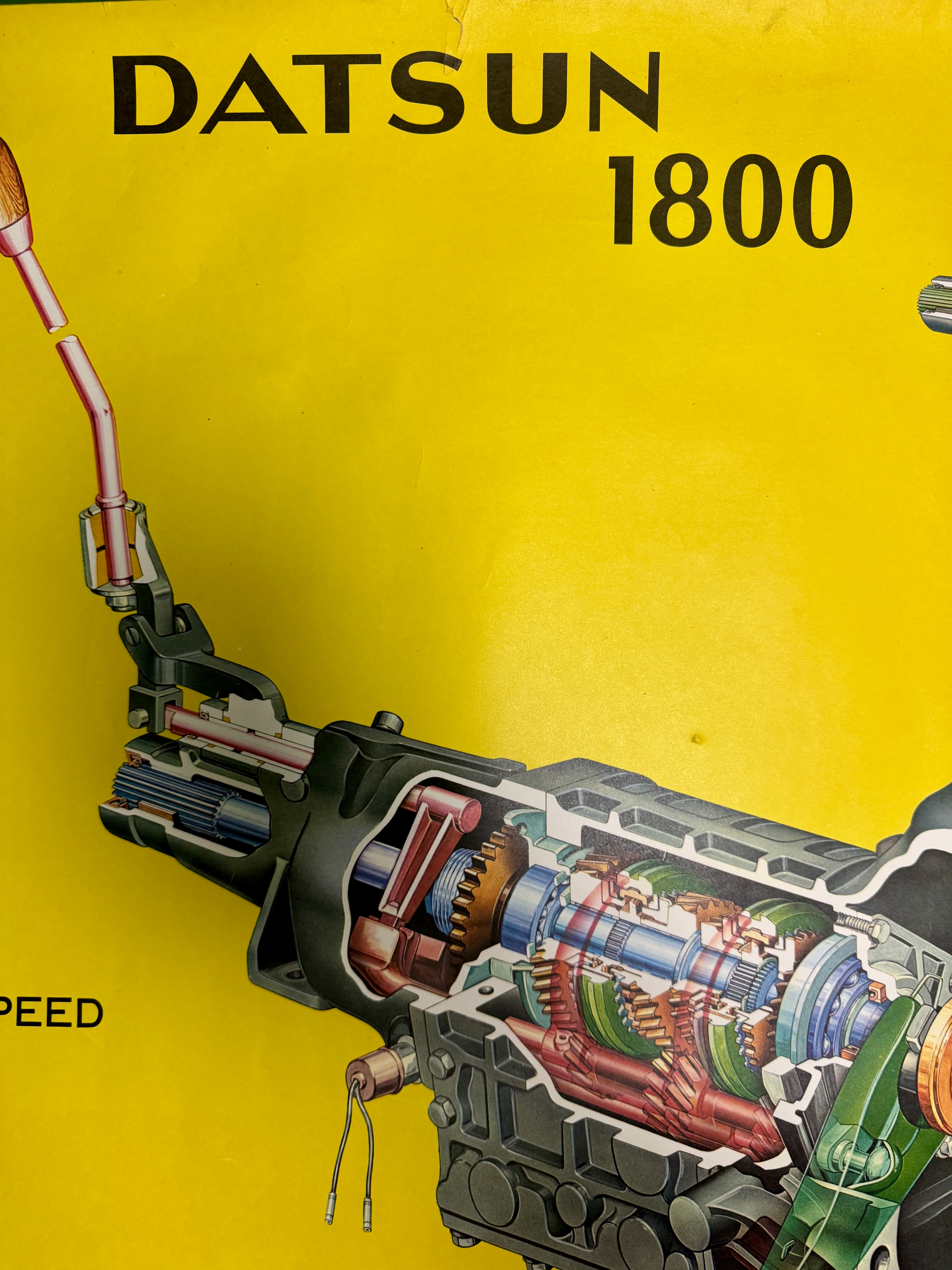 1960s Datsun 1800 Dealership Poster - Image 5