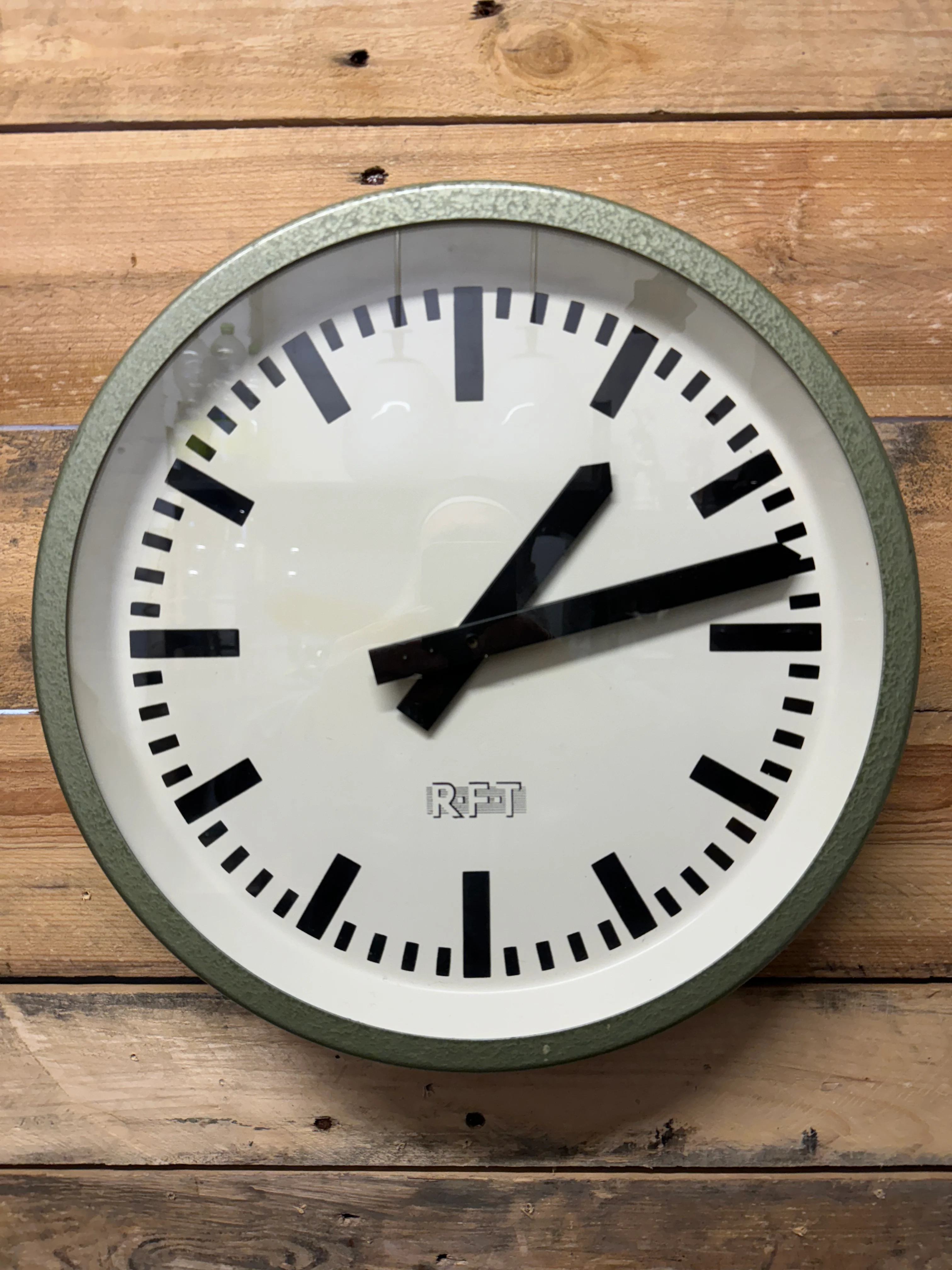 1970s East German Industrial Factory Clock By RFT - Image 2