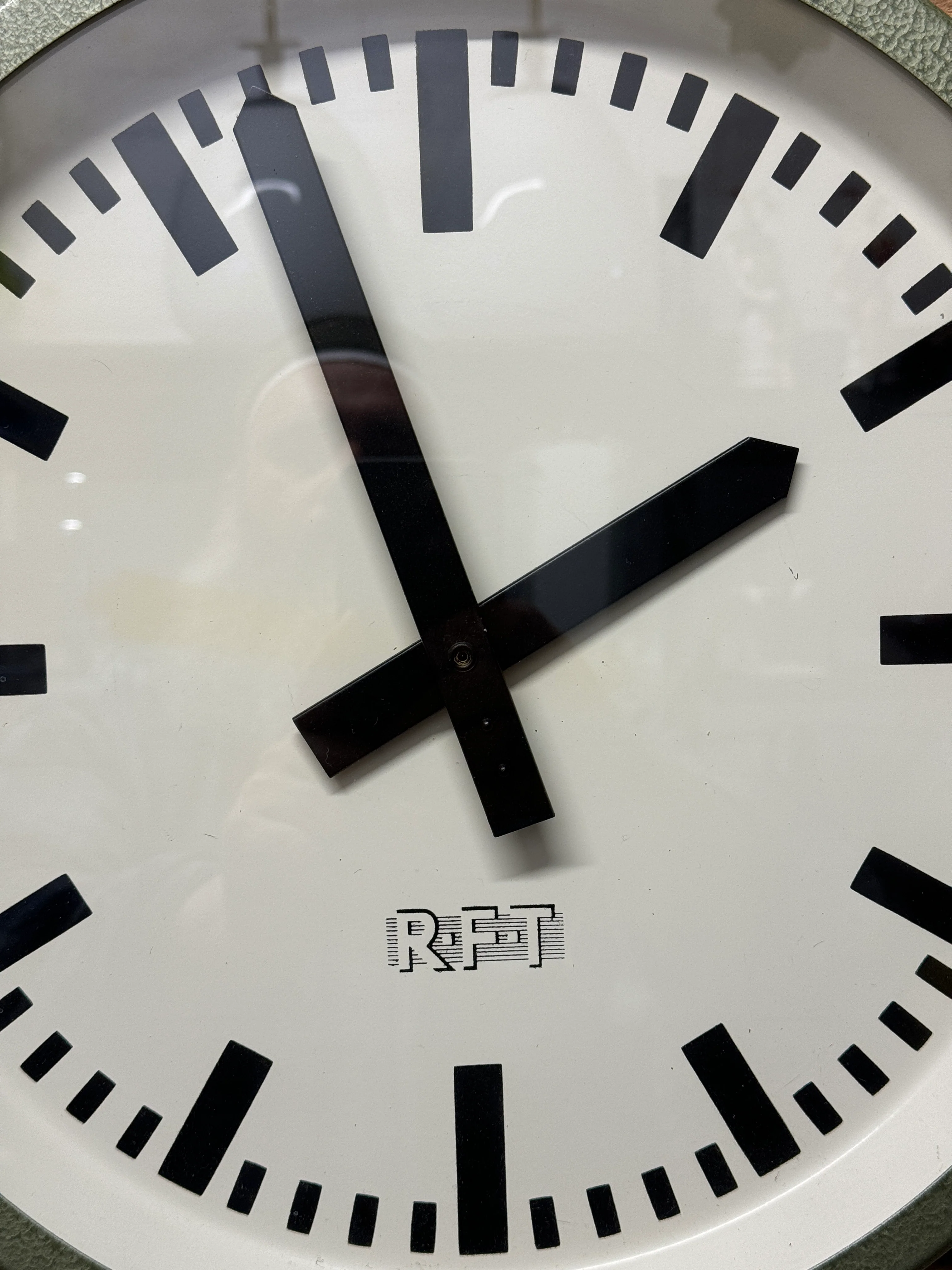 1970s East German Industrial Factory Clock By RFT - Image 9
