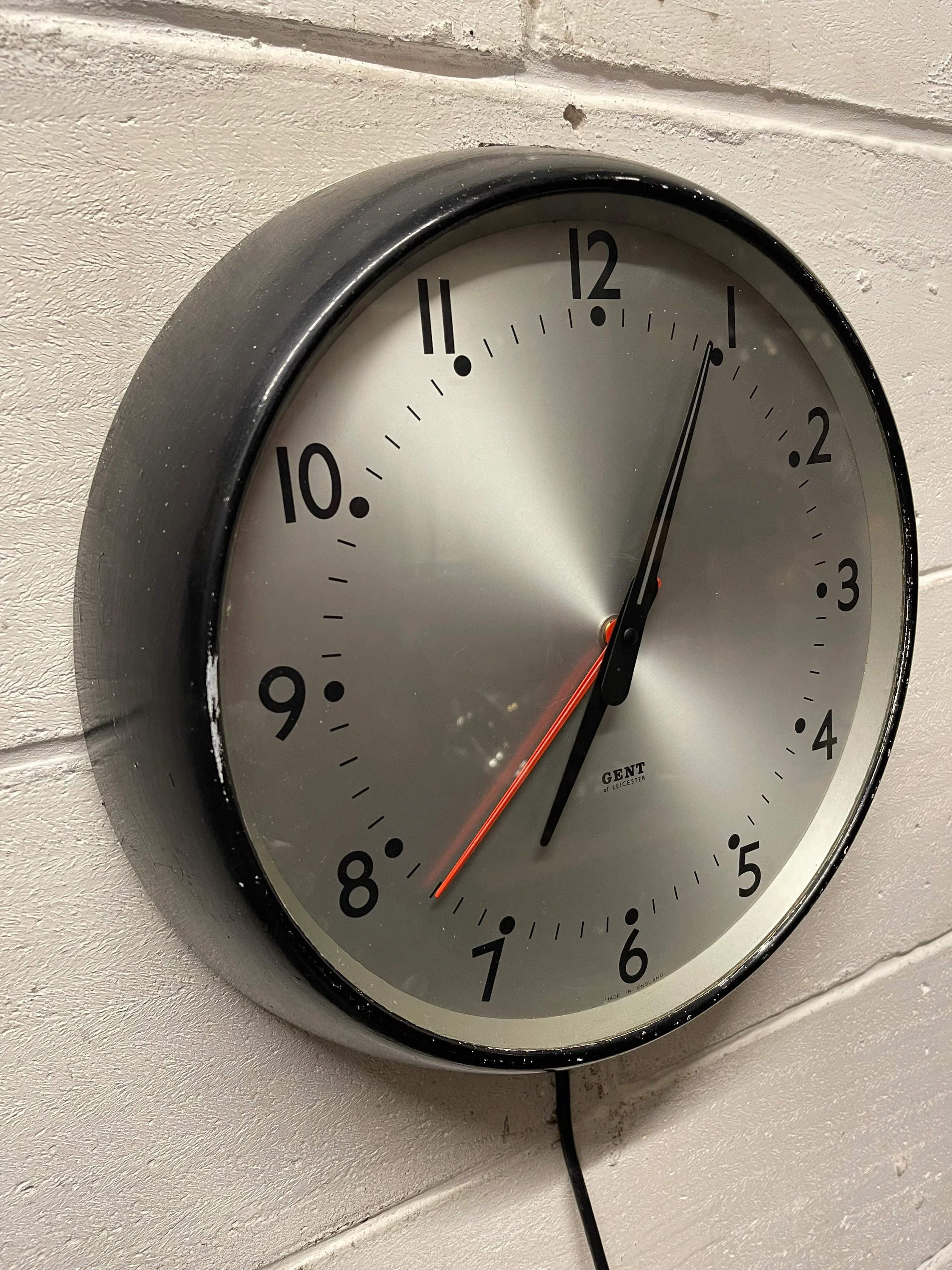 1960s GENTS Of Leicester Electric Factory Clock - Image 4