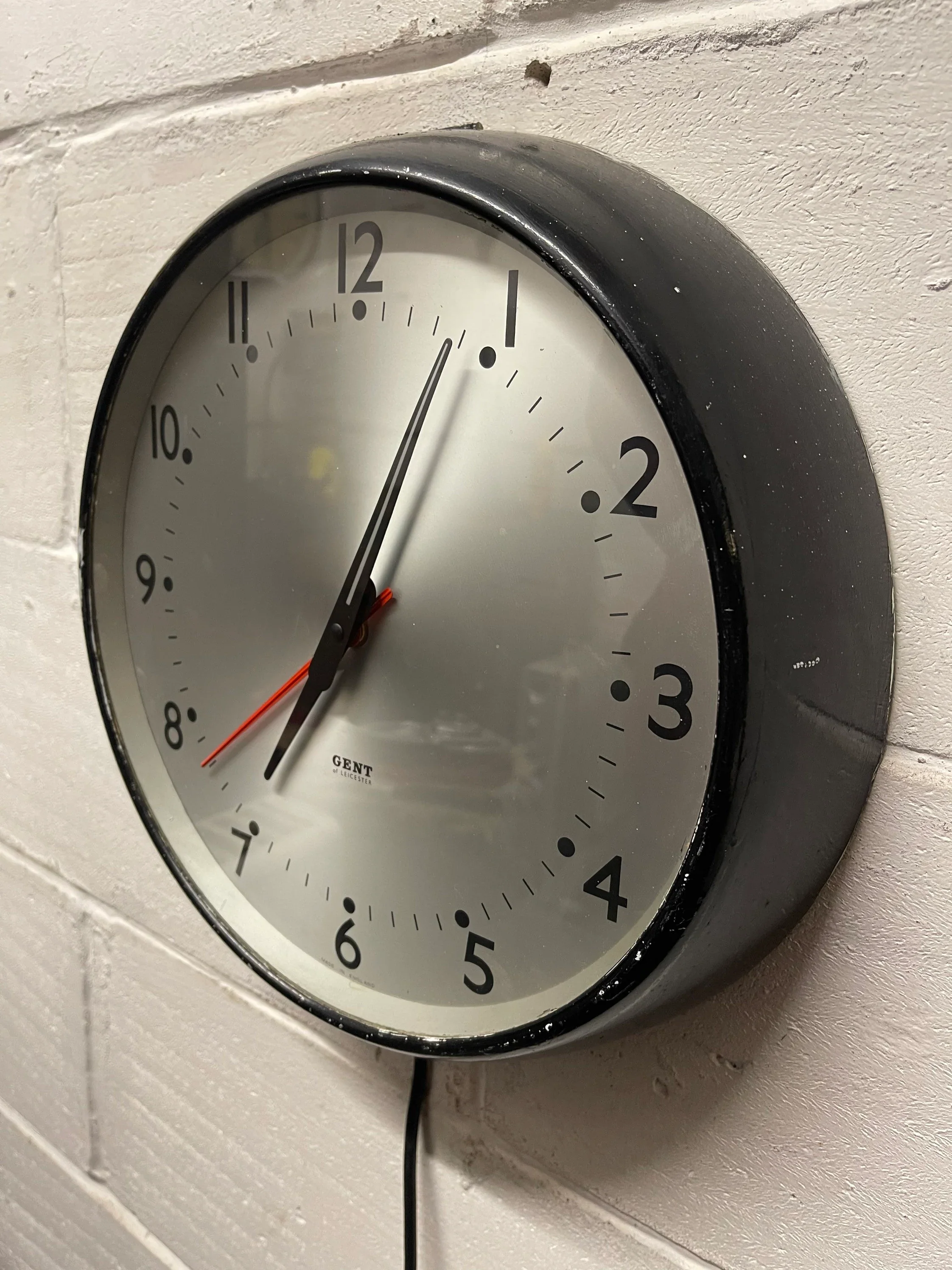 1960s GENTS Of Leicester Electric Factory Clock - Image 6