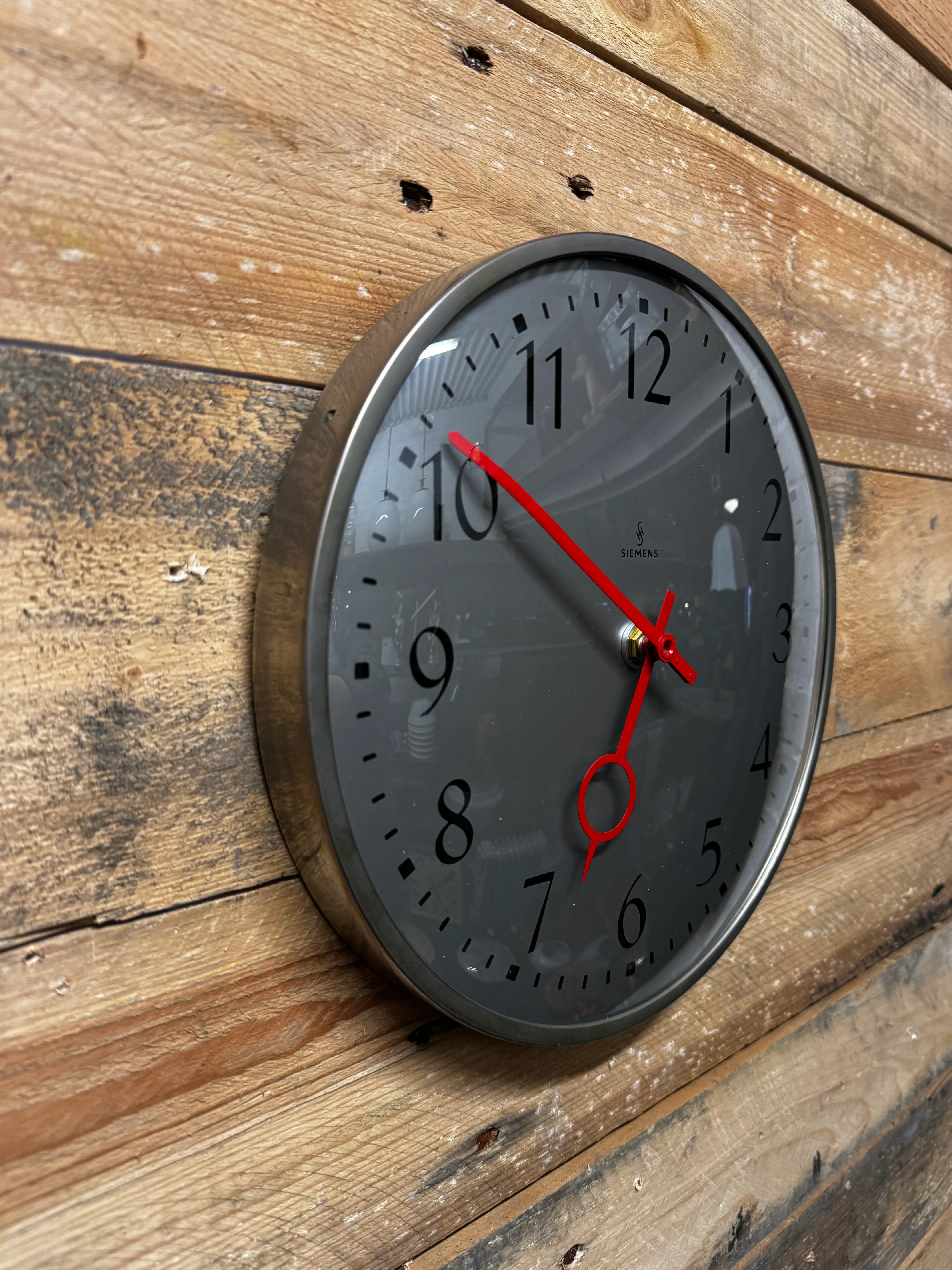 1960's German Industrial Factory / Office Clocks By Peter Behrens For Siemens - Image 3