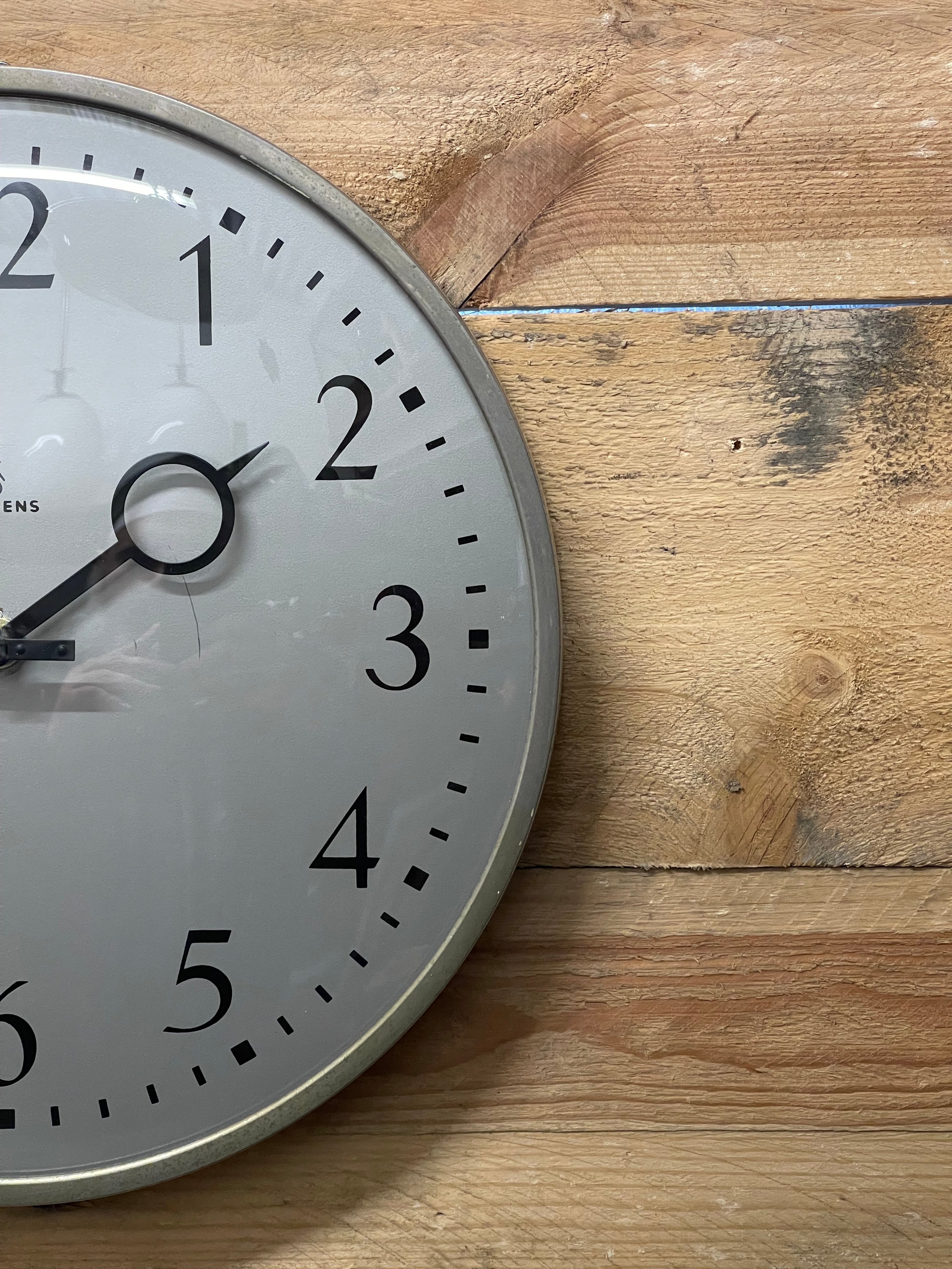 1960's German Industrial Factory / Office Clocks By Peter Behrens For Siemens - Image 10