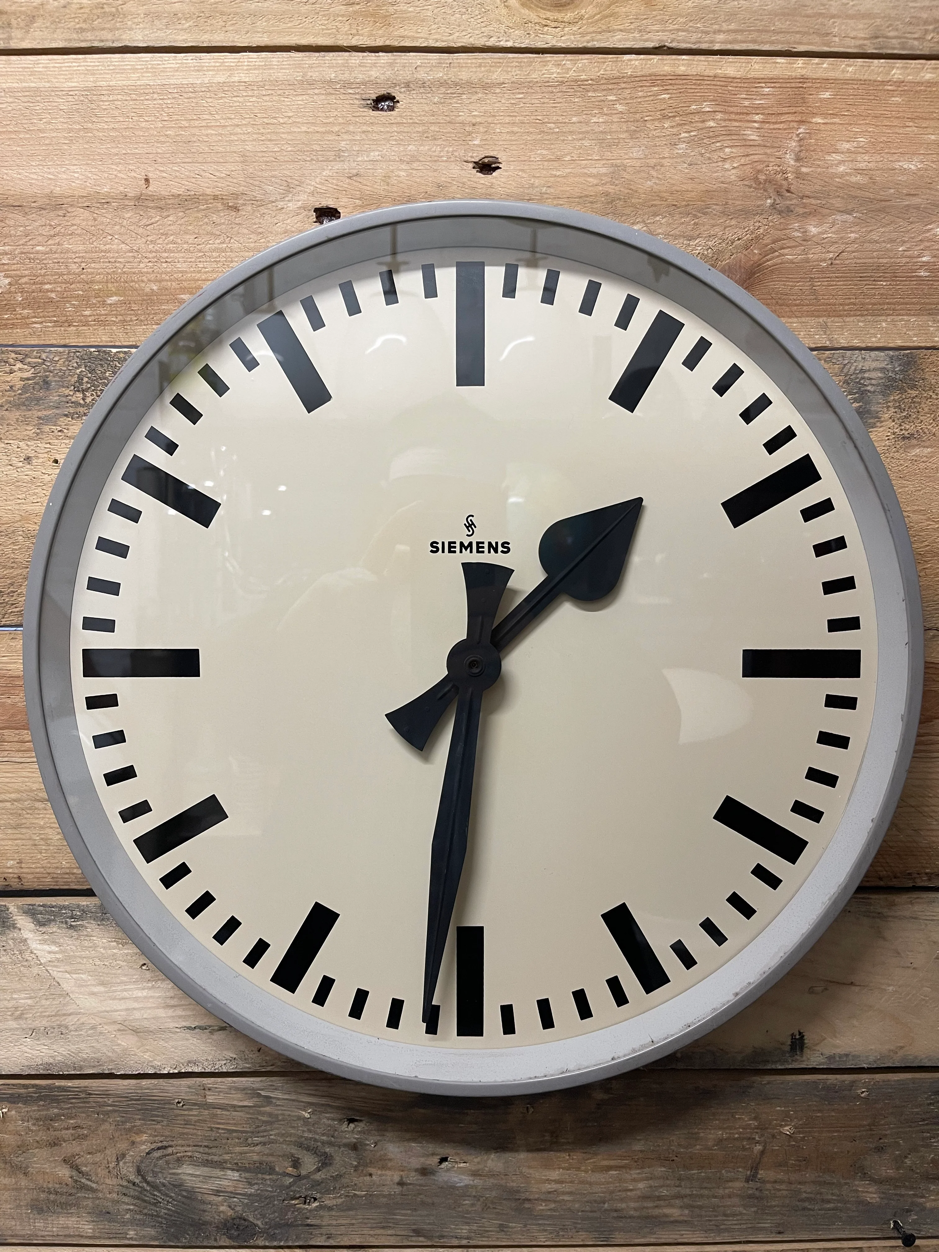 1960's German Industrial Factory / Office Clocks By Siemens - Image 2