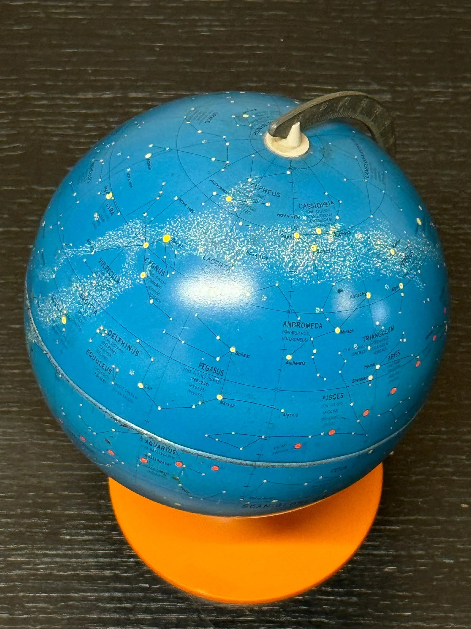 1960s Metal Celestial Table Globe By Scan Globe AS Copenhagen - Image 7