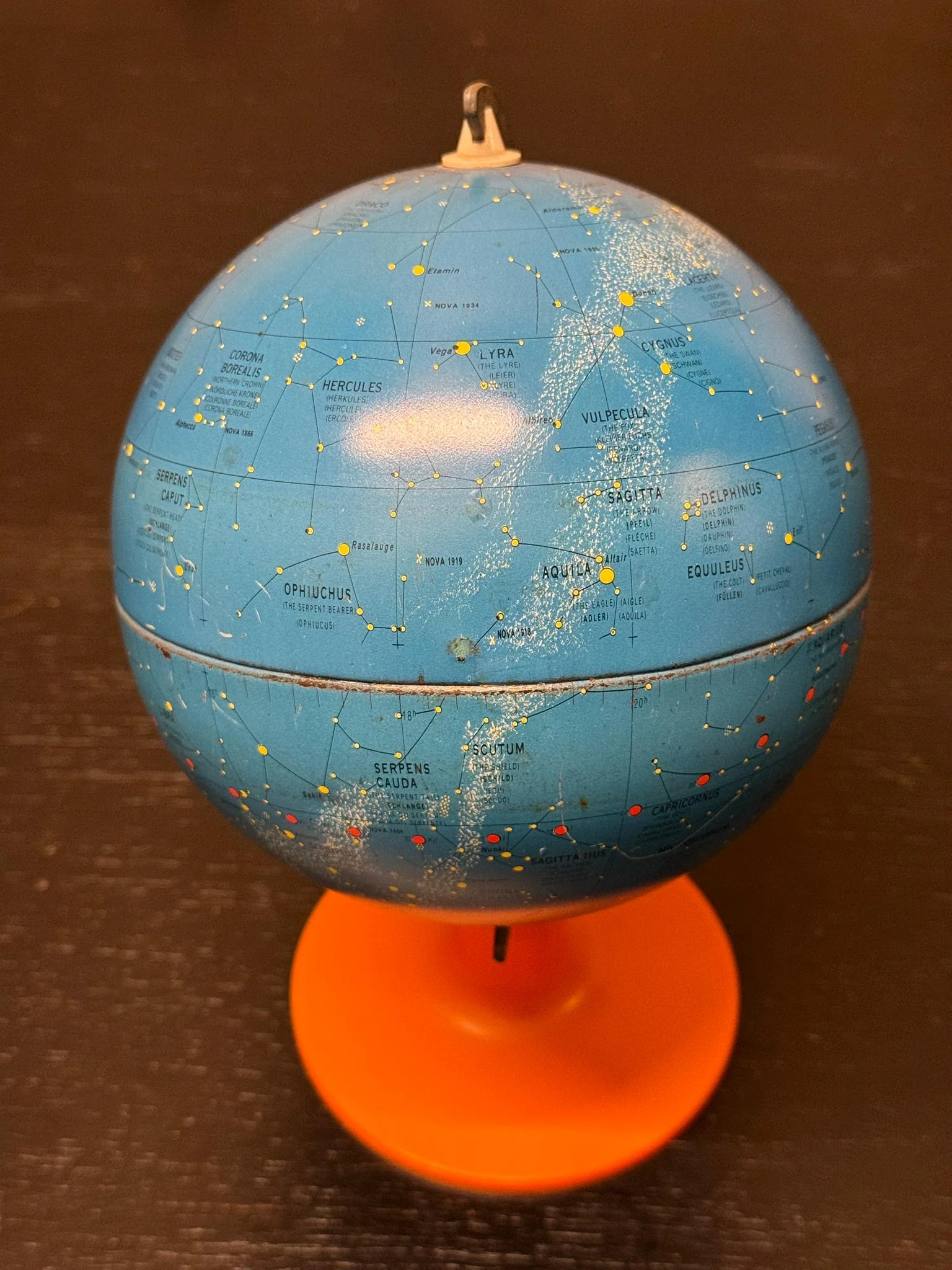 1960s Metal Celestial Table Globe By Scan Globe AS Copenhagen - Image 8