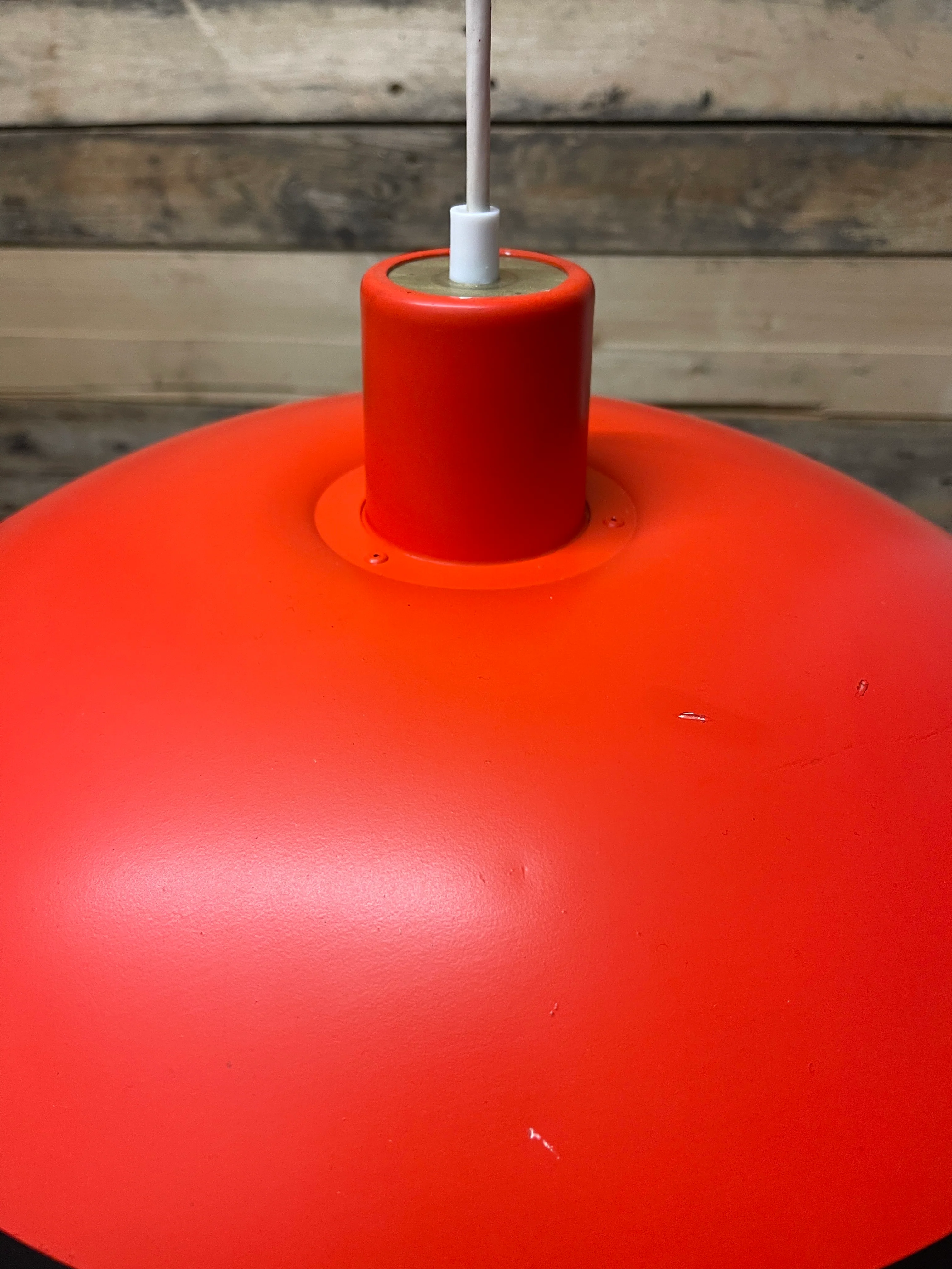 1960s Orange Model PH4 Pendant Light By Louis Poulson - Image 9