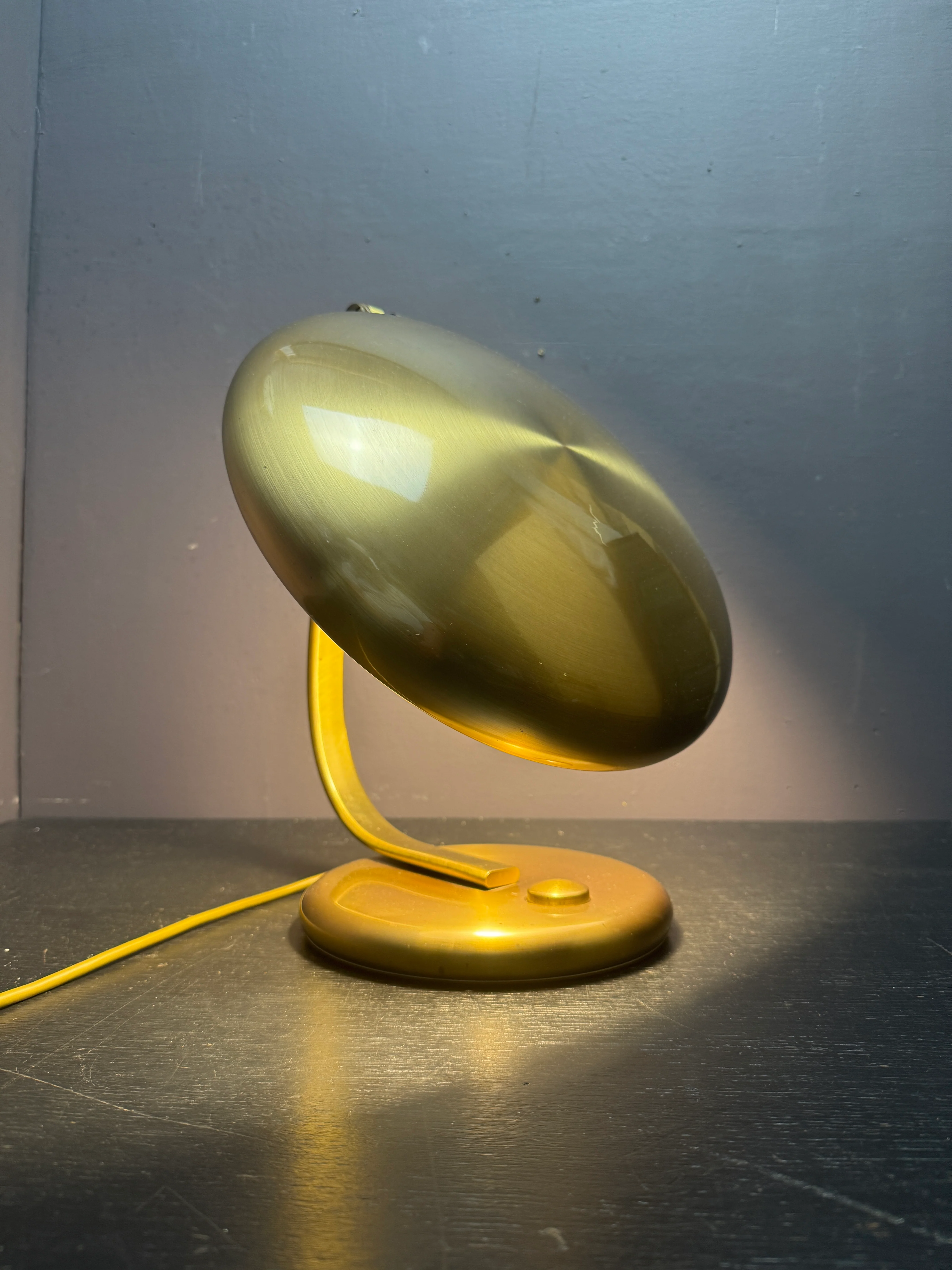 1960s Brass Table Lamp By Heinz F W Stahl For Hillebrand Lighting - Image 5