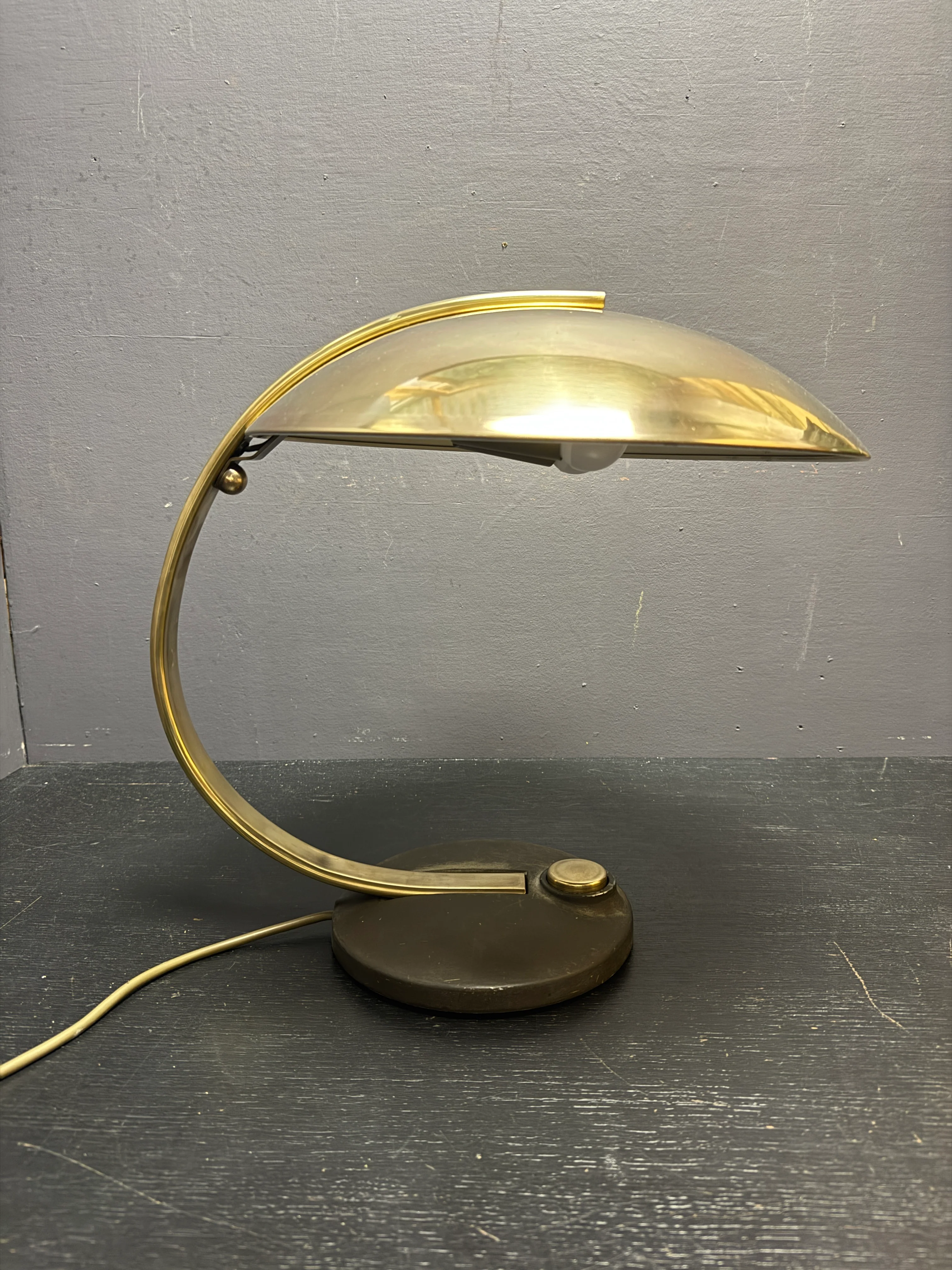 1960s Large Table Lamp By Heinz F W Stahl For Hillebrand Lighting