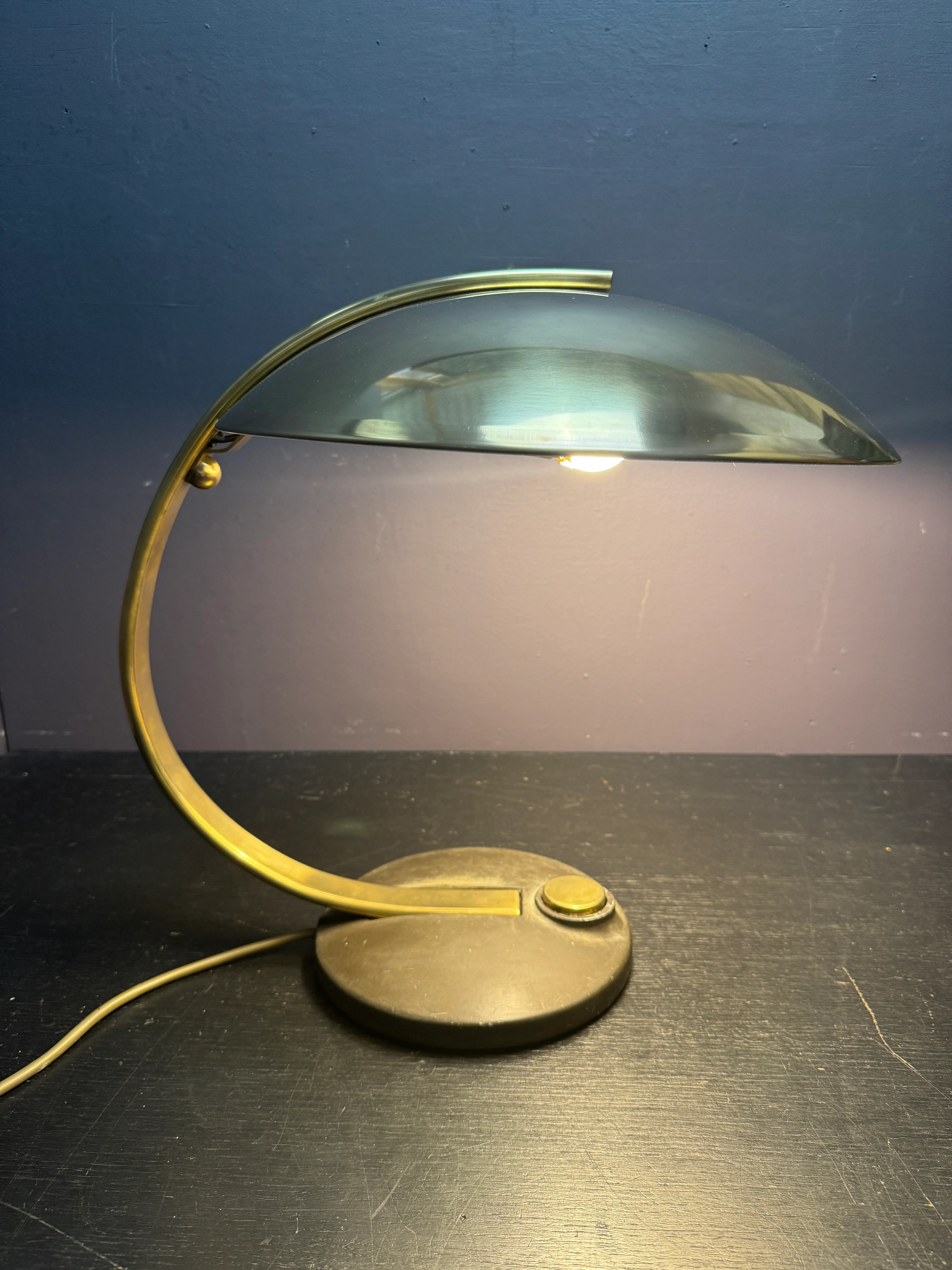 1960s Large Table Lamp By Heinz F W Stahl For Hillebrand Lighting - Image 2
