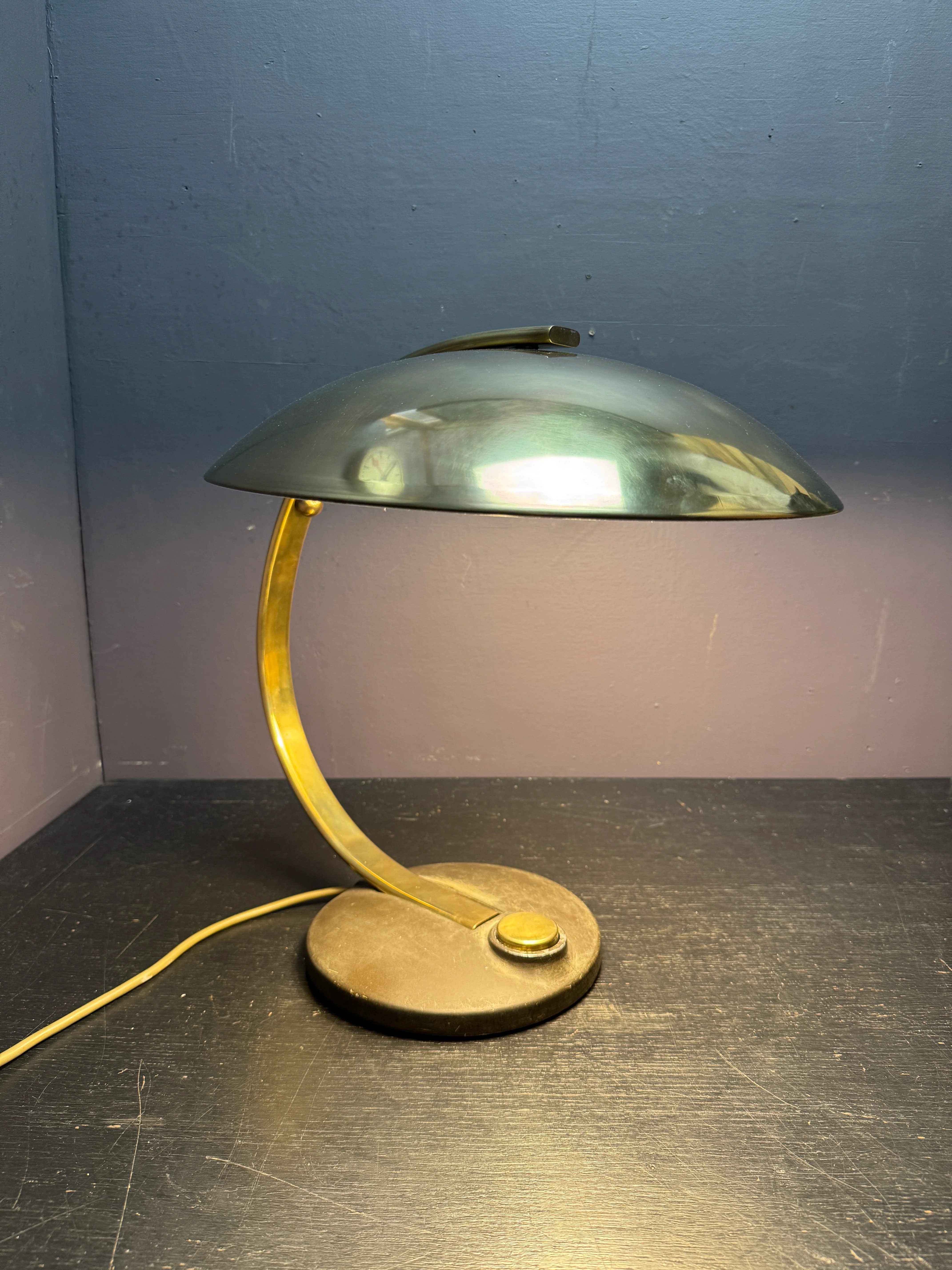 1960s Large Table Lamp By Heinz F W Stahl For Hillebrand Lighting - Image 4